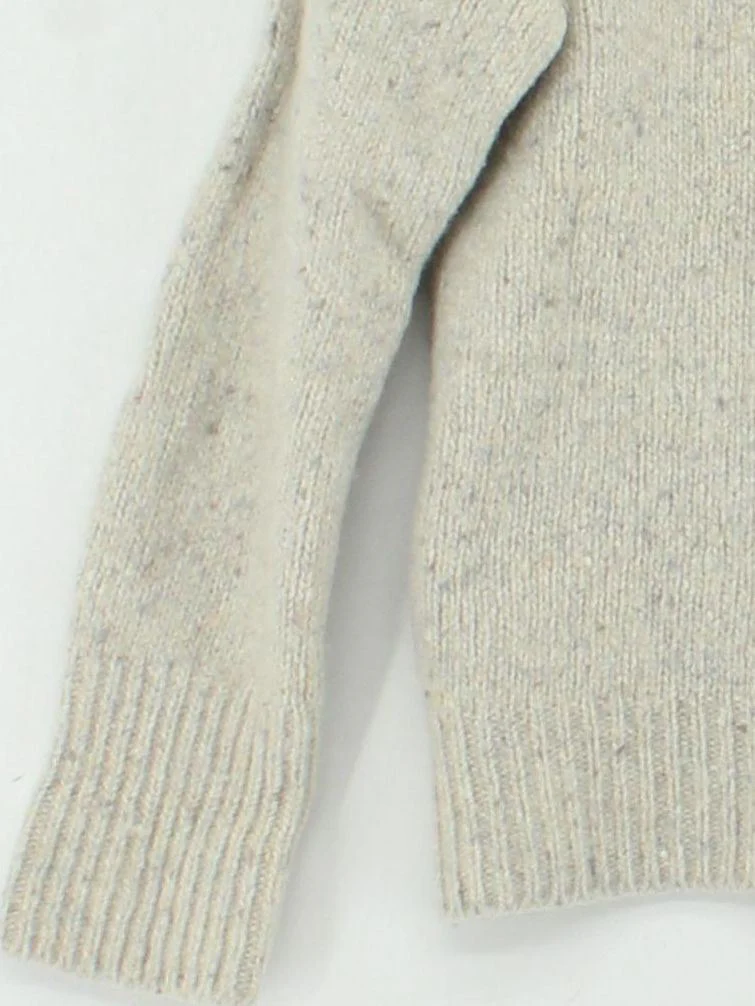 Vince Women's Jumper XS Cream Wool with Nylon, Other High Neck Pullover - Image 4