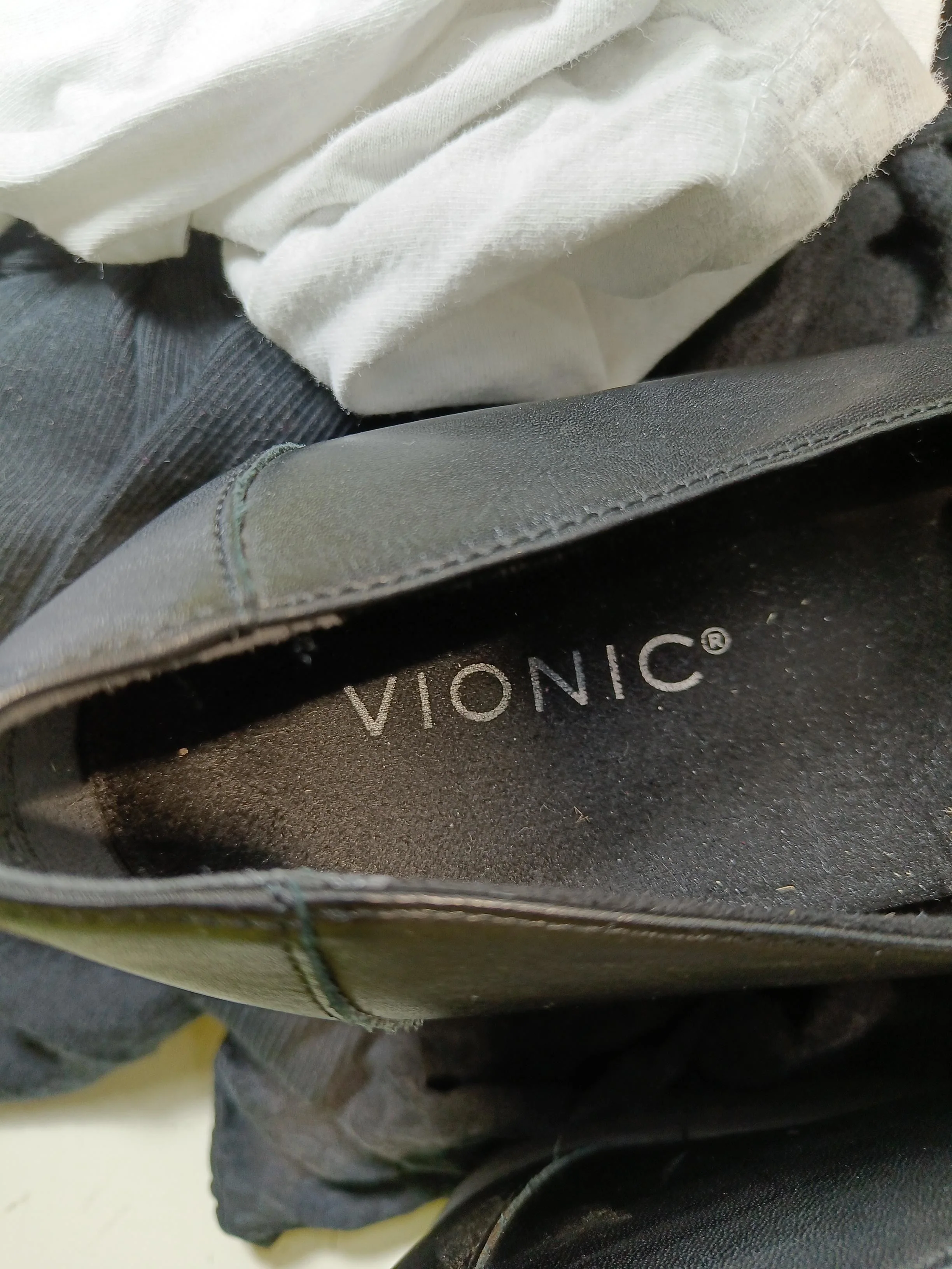 Vionic Women's Flat Shoes UK 5 Black 100% Leather Loafer - Image 9