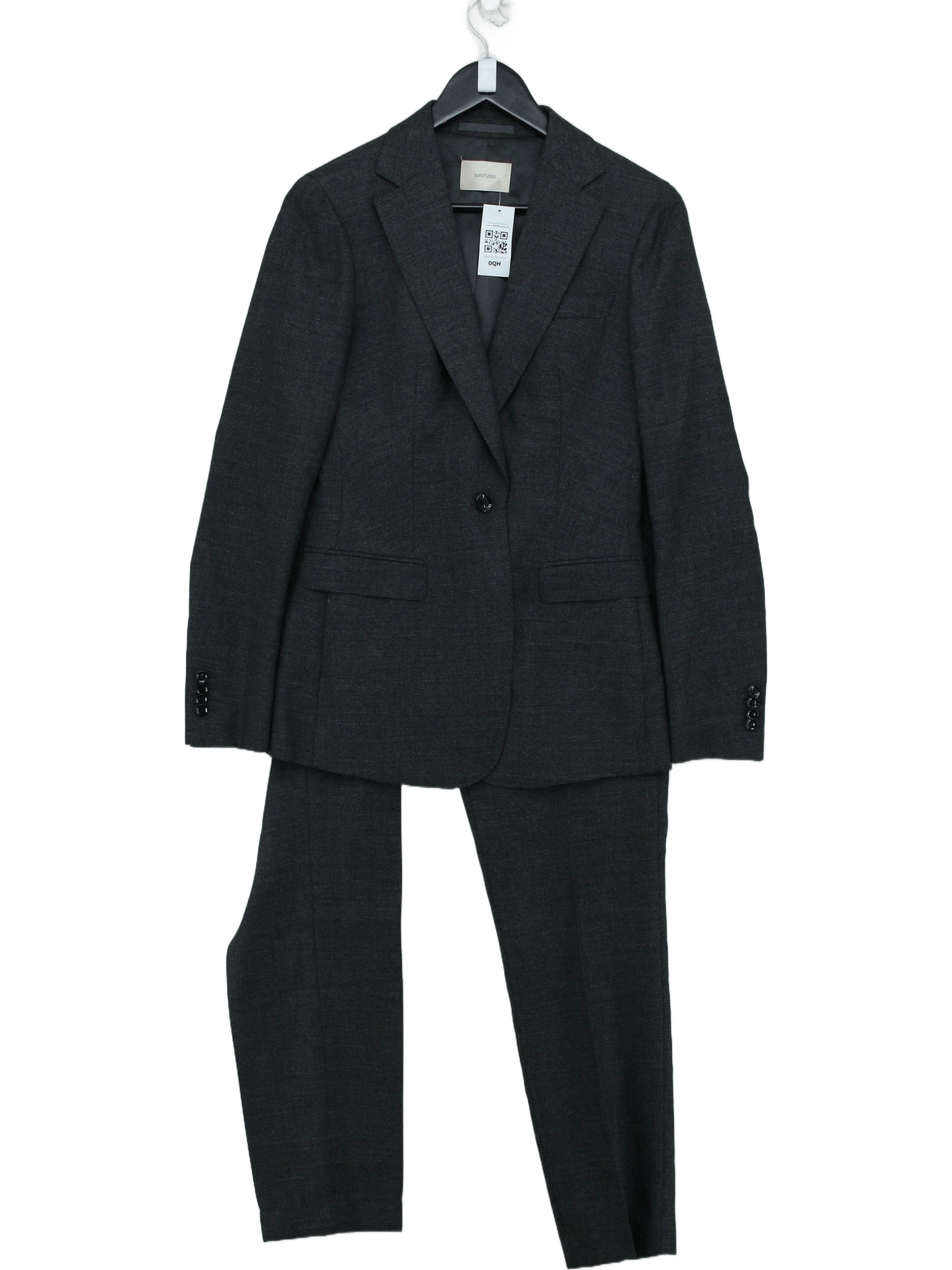 Vitale Barberis Canonico Women's Two Piece Suit Chest: 38 in Grey Wool