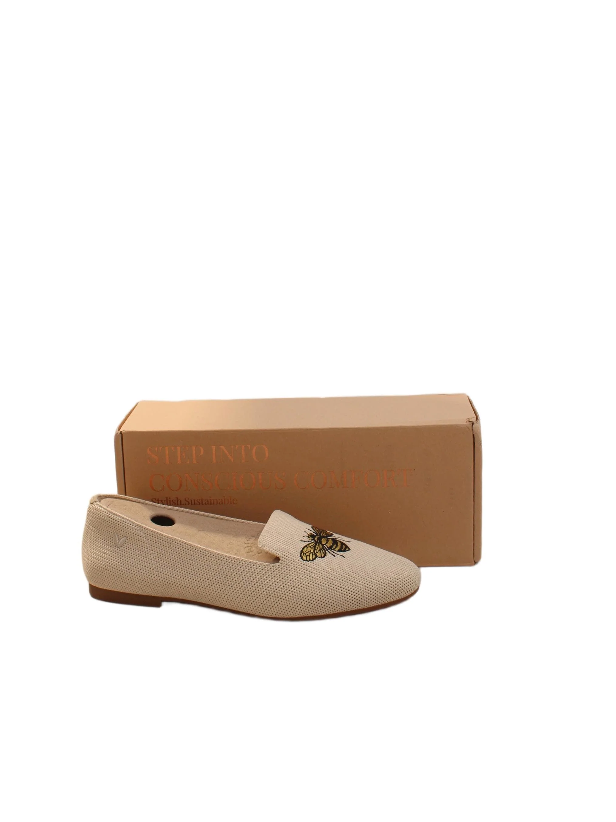 Vivaia Women's Flat Shoes UK 5 Cream 100% Other Loafer