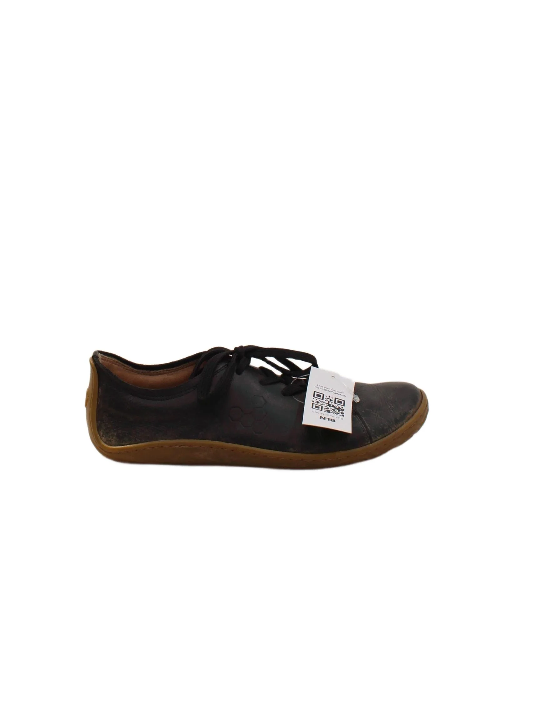 Vivo Barefoot Men's Shoes UK 6 Black 100% Leather Sneaker