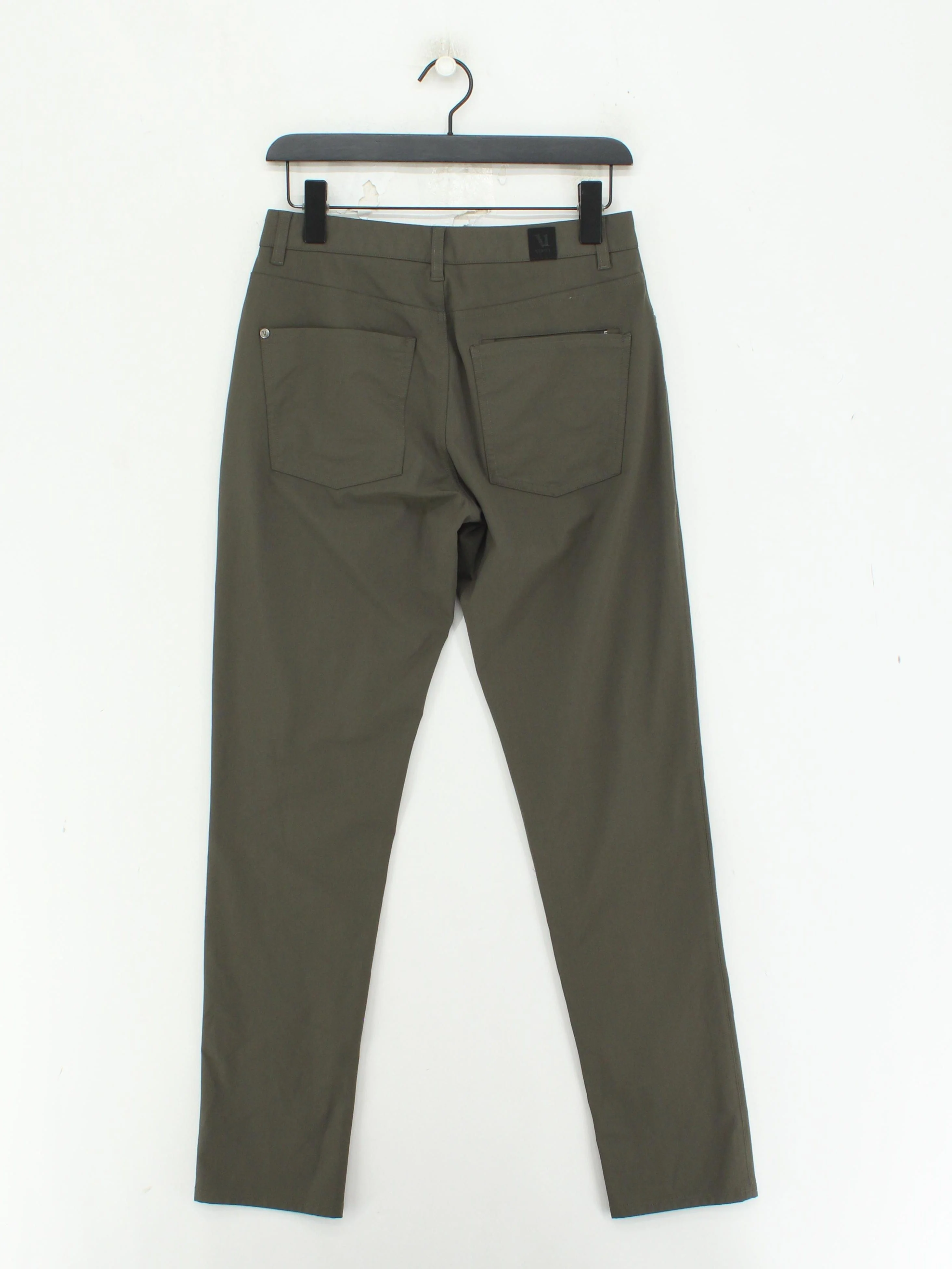 Vuori Men's Trousers W 28 in Green 100% Polyester Tapered Chino - Image 2