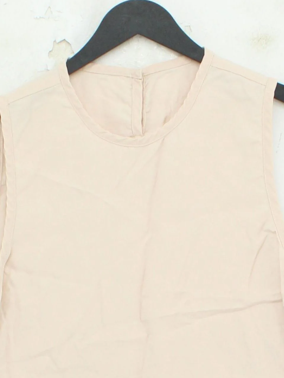 Vuori Women's T-Shirt S Pink Lyocell Modal with Linen Basic - Image 3
