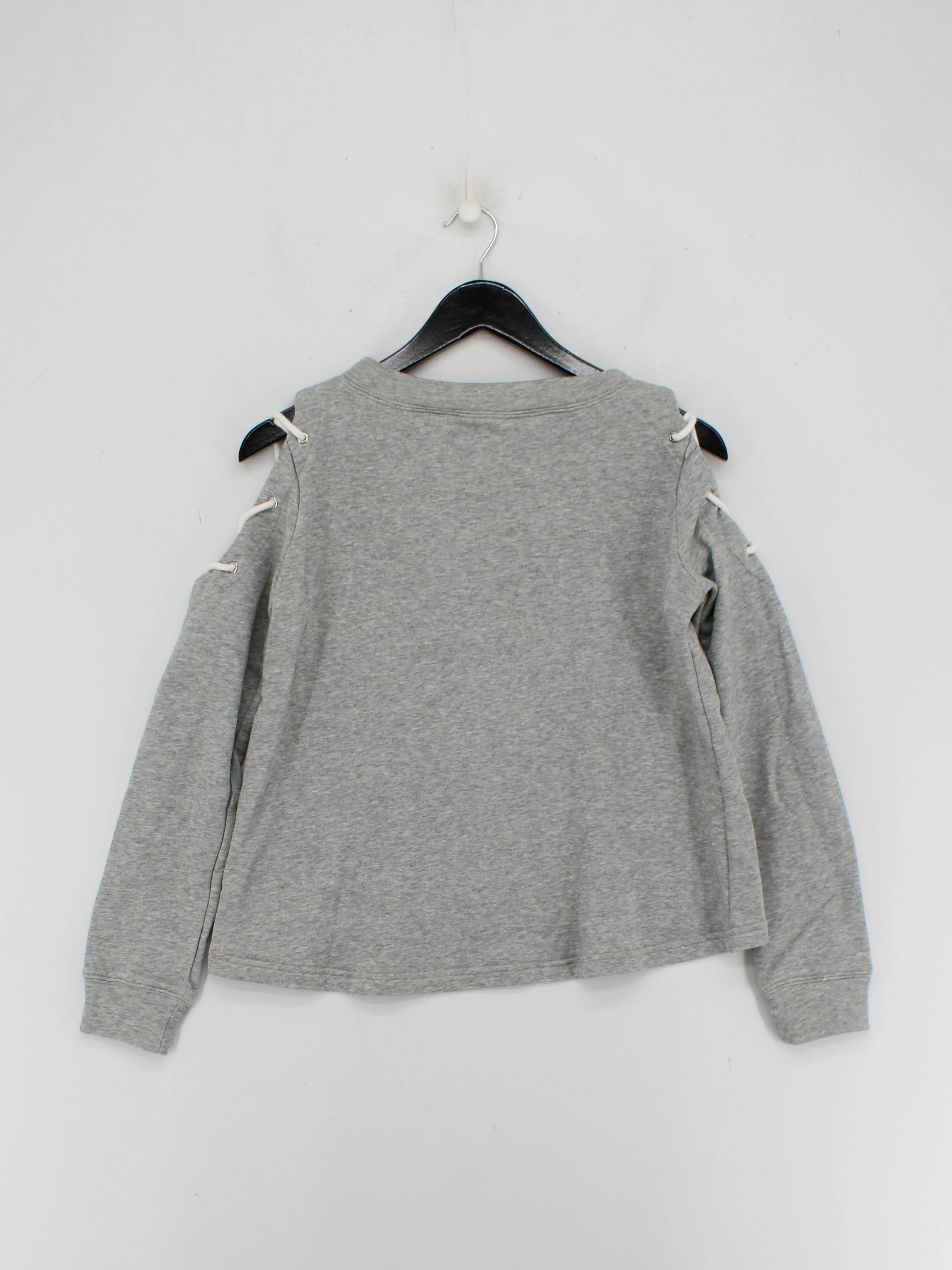 Walter Baker Women's Jumper S Grey Cotton with Polyester Crew Neck Pullover - Image 2