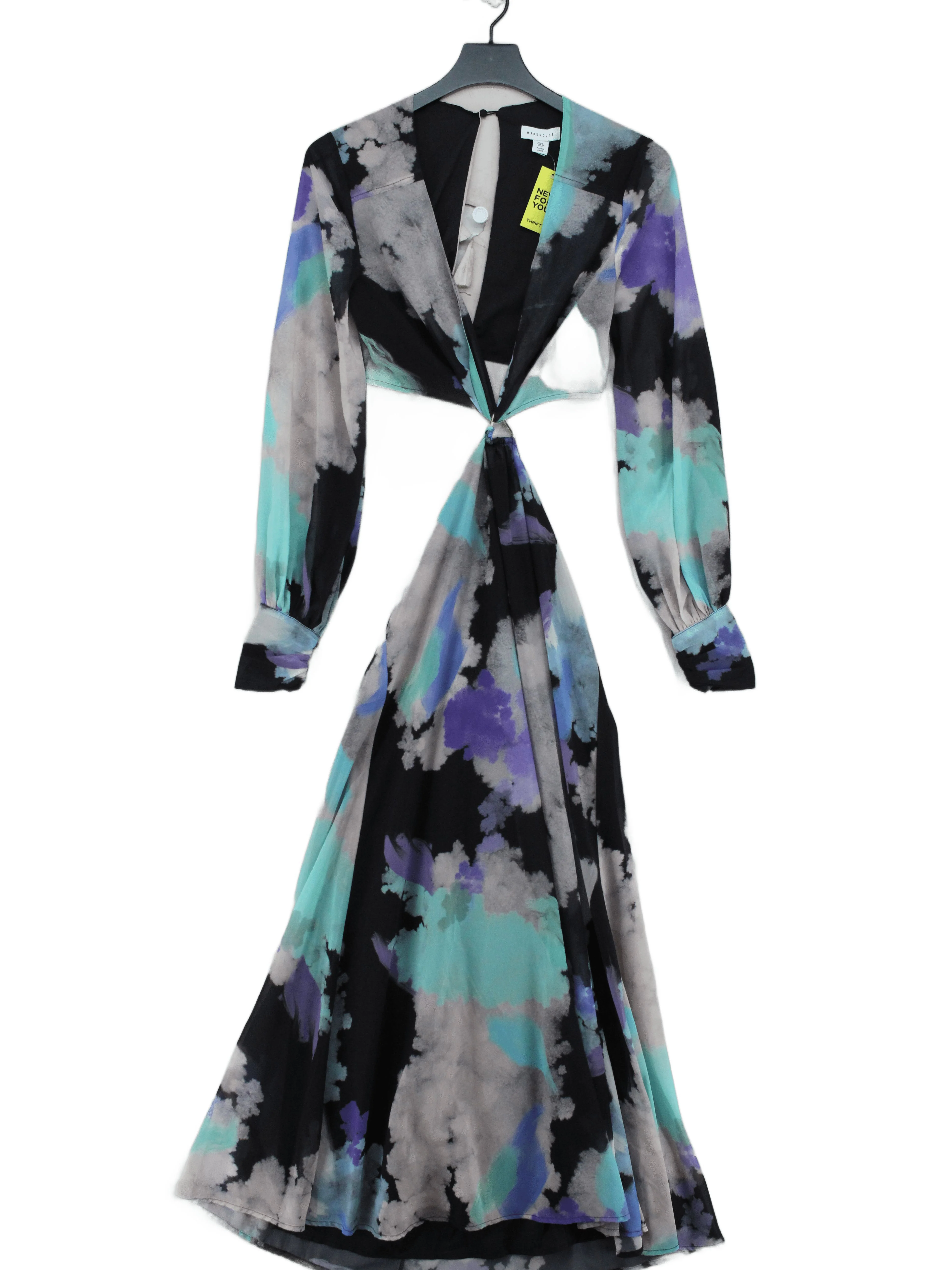 Warehouse Maxi Dress UK8 in Multi