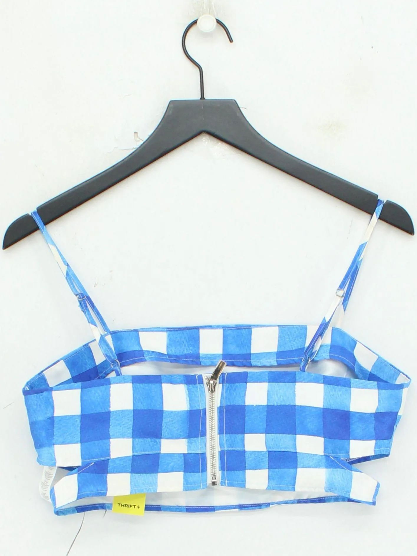 Warehouse Women's Top UK 12 Blue 100% Polyester Cropped - Image 2