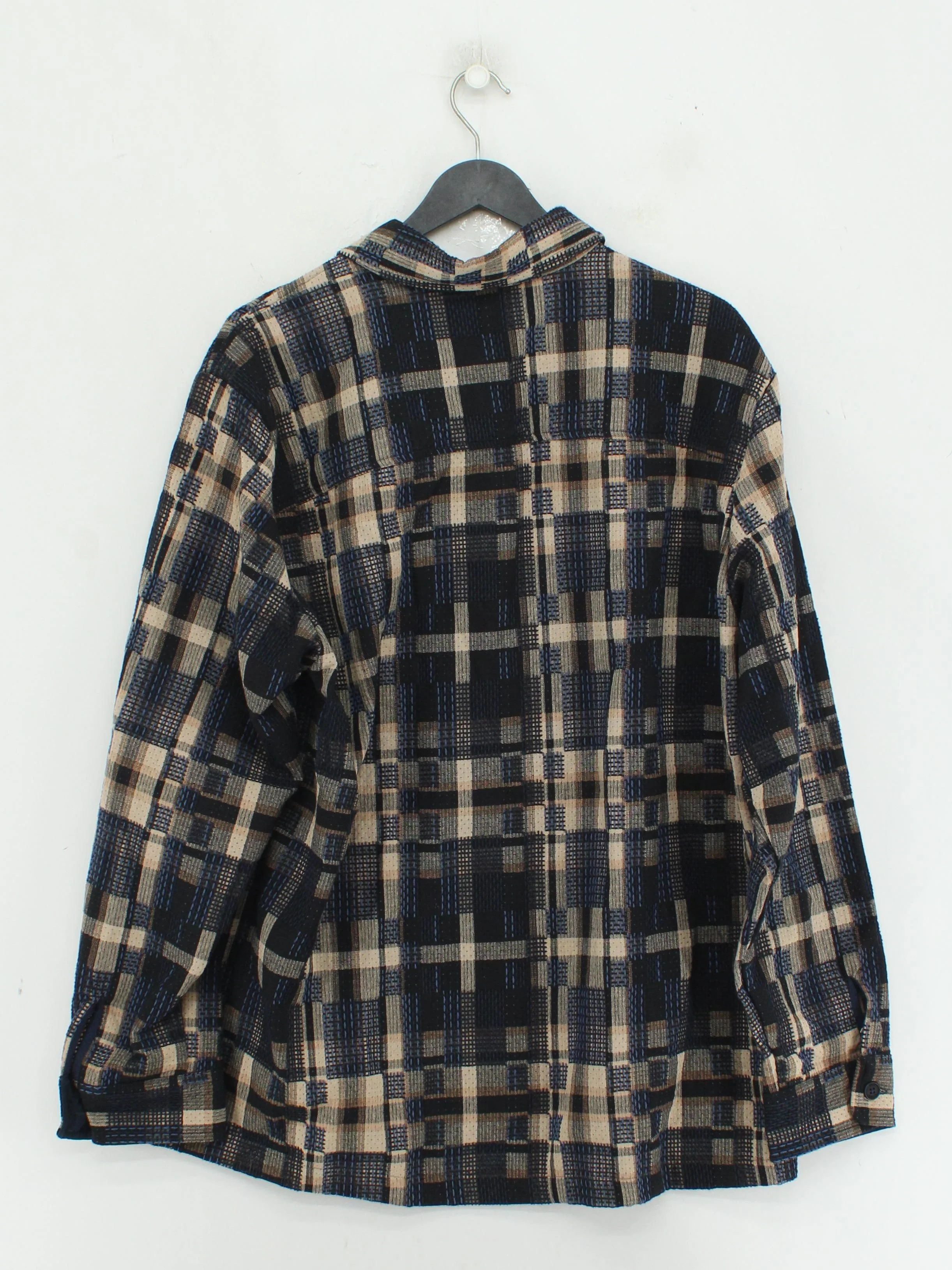 WAX London Men's Shirt XL Multi Checkered Cotton with Polyester Basic - Image 2