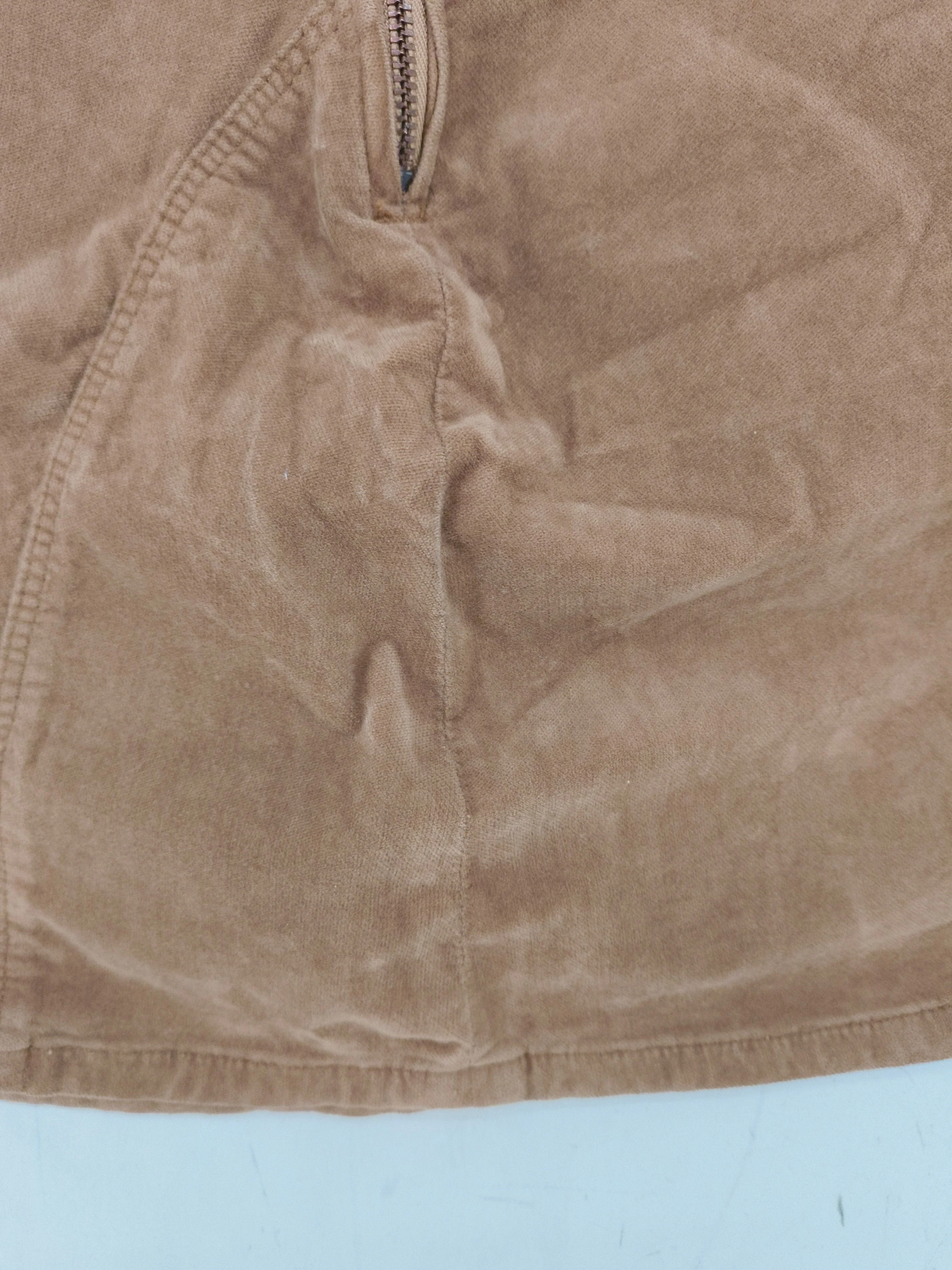 We The Free Women's Mini Skirt W 25 in Brown Cotton with Elastane Short Mini - Image 5
