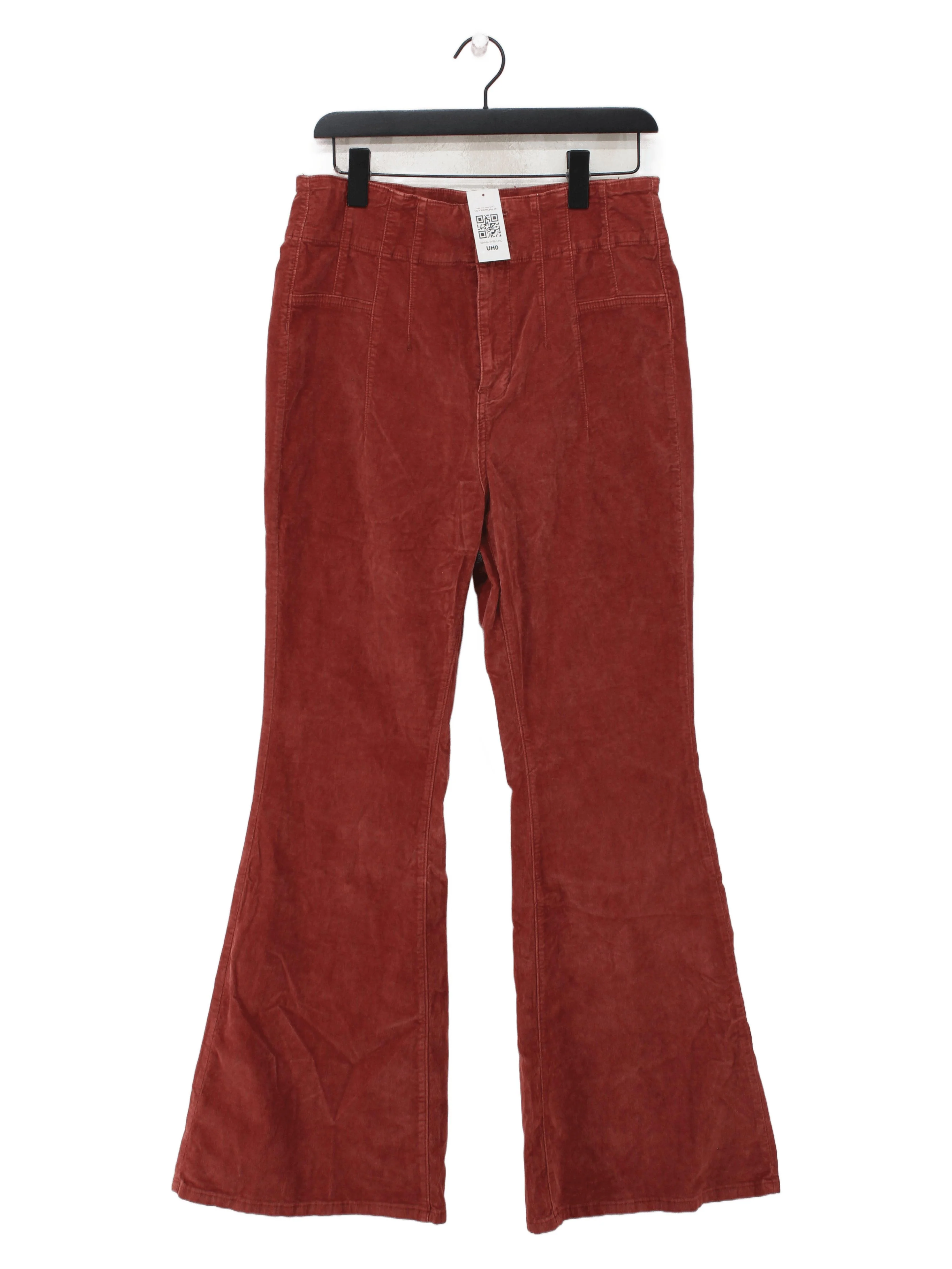 We The Free Women's Trousers W 31 in Tan 100% Cotton Flared Sweatpants