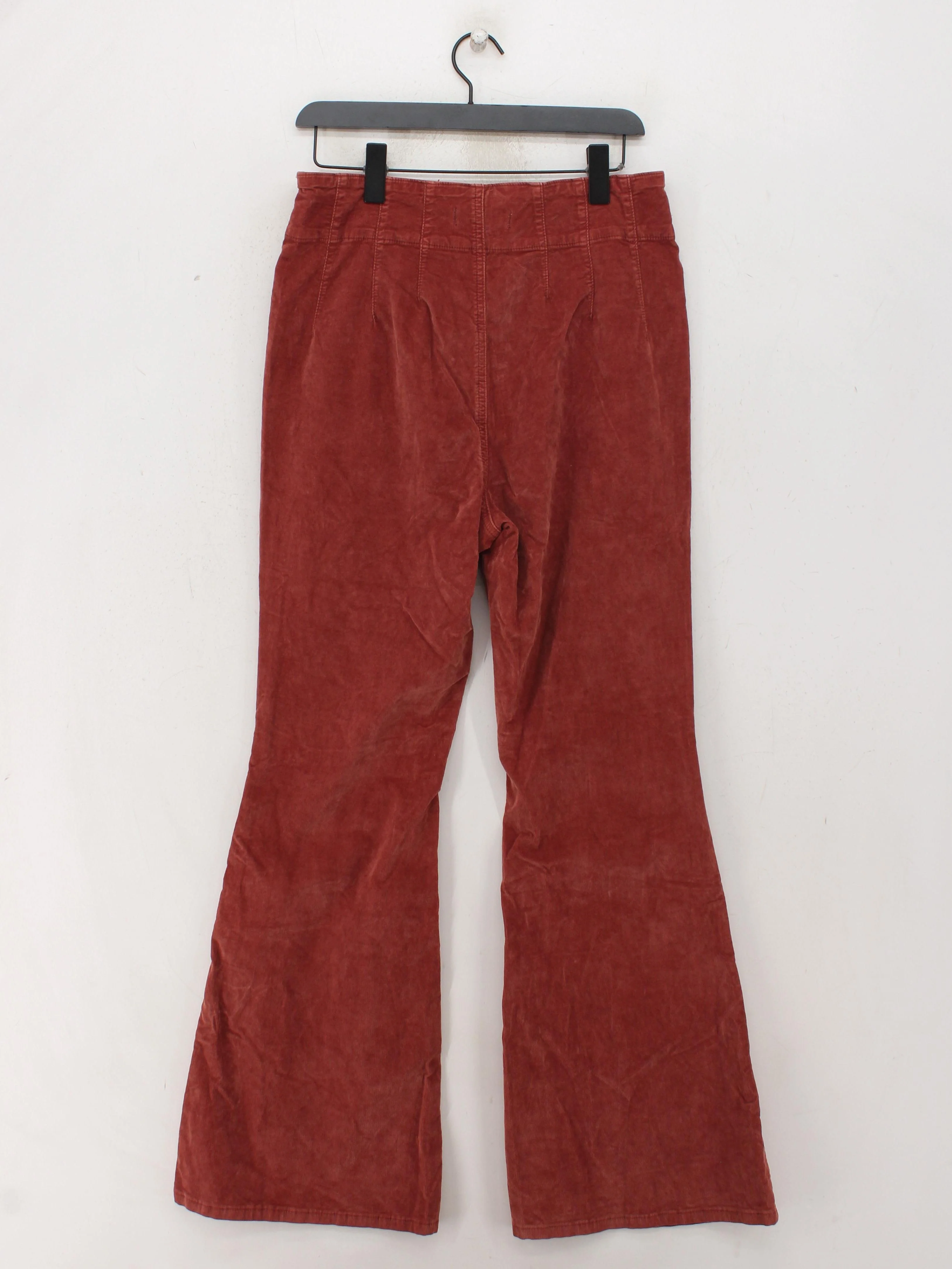 We The Free Women's Trousers W 31 in Tan 100% Cotton Flared Sweatpants - Image 2