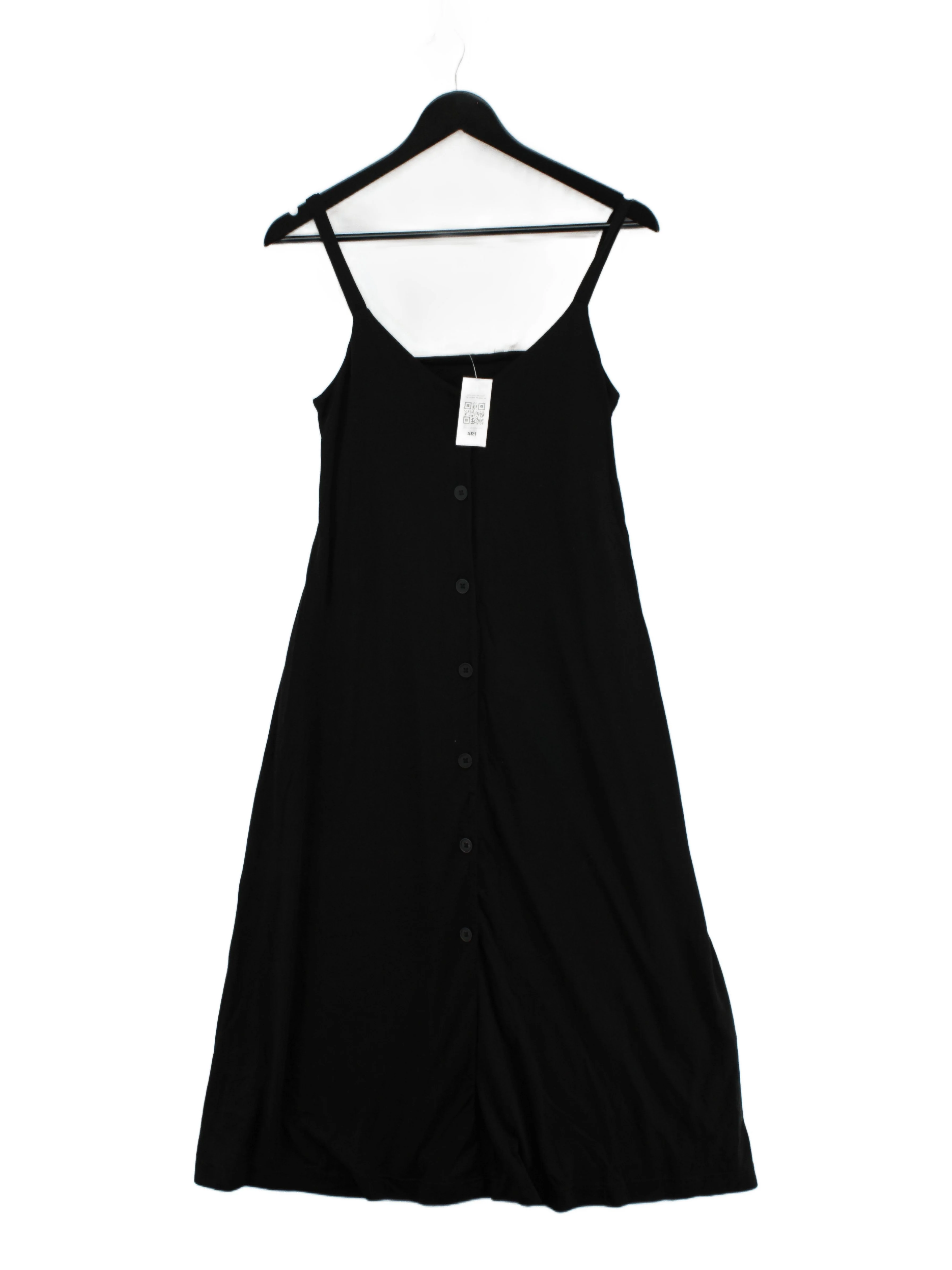 Weekday A-Line Midi Dress XS in Black