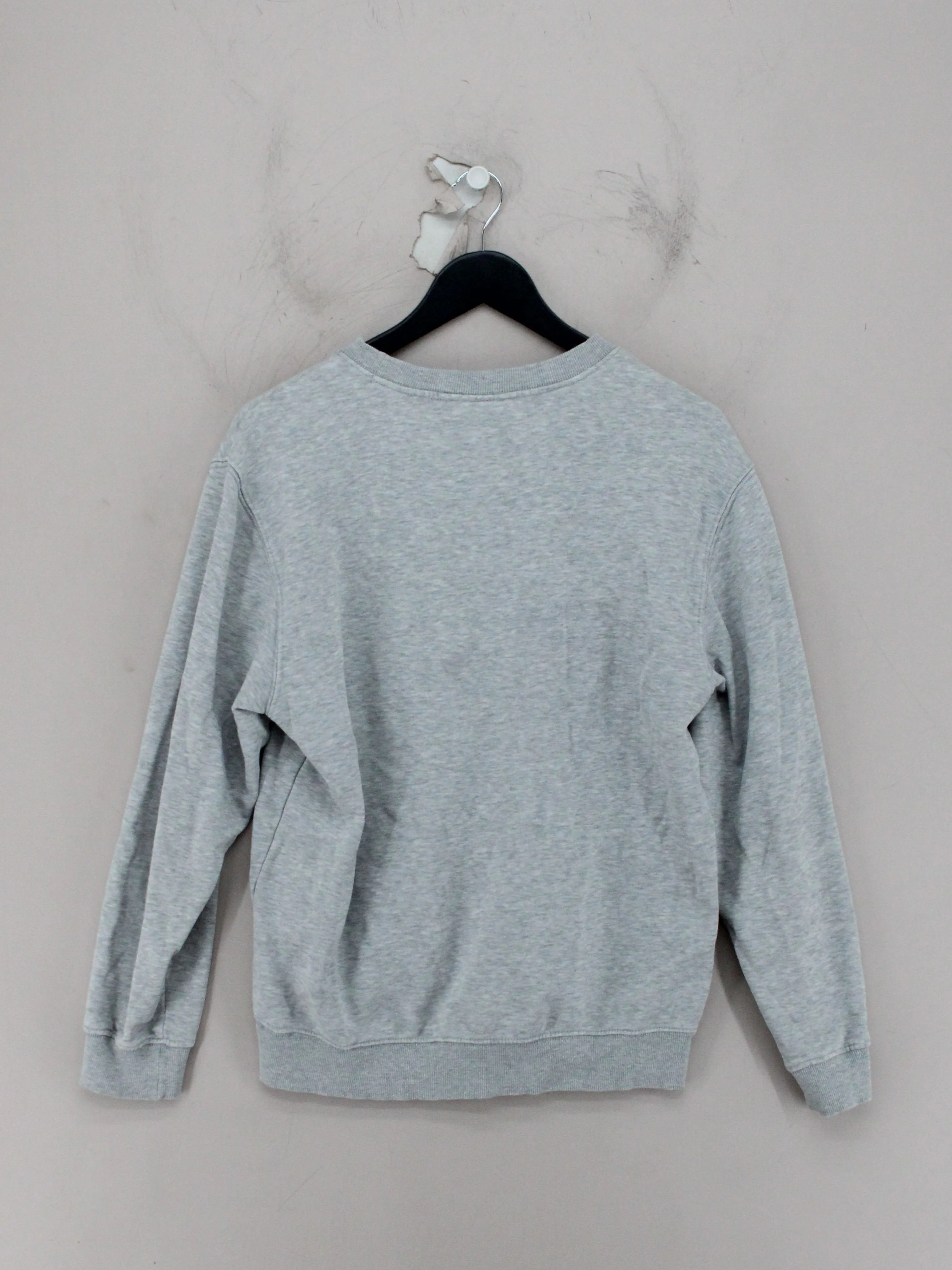 Weekday Men's Hoodie S Grey Cotton with Polyester, Viscose Pullover - Image 2