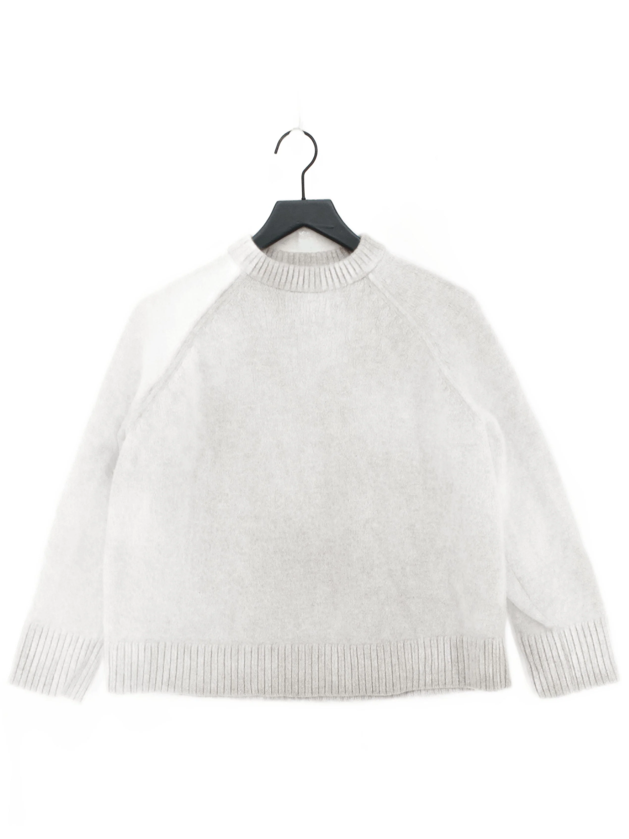 Weekday Women's Jumper XS Tan 100% Wool Round Neck Pullover