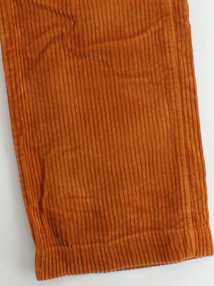 Weekday Women's Trousers UK 8 Tan 100% Cotton Wide-Leg Chino - Image 4