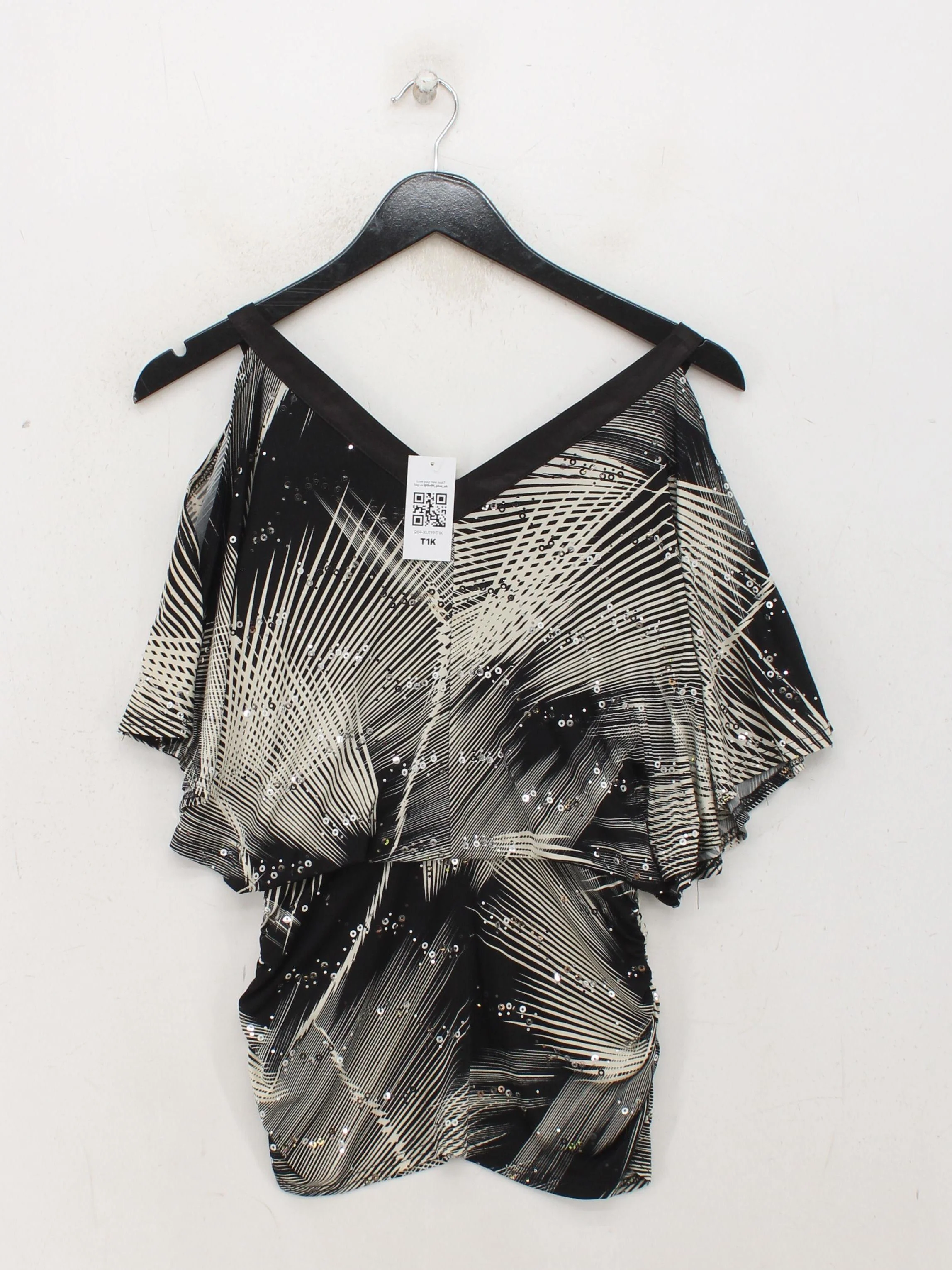 West.One Women's Top UK 10 Multi Polyester with Elastane Tunic - Image 2