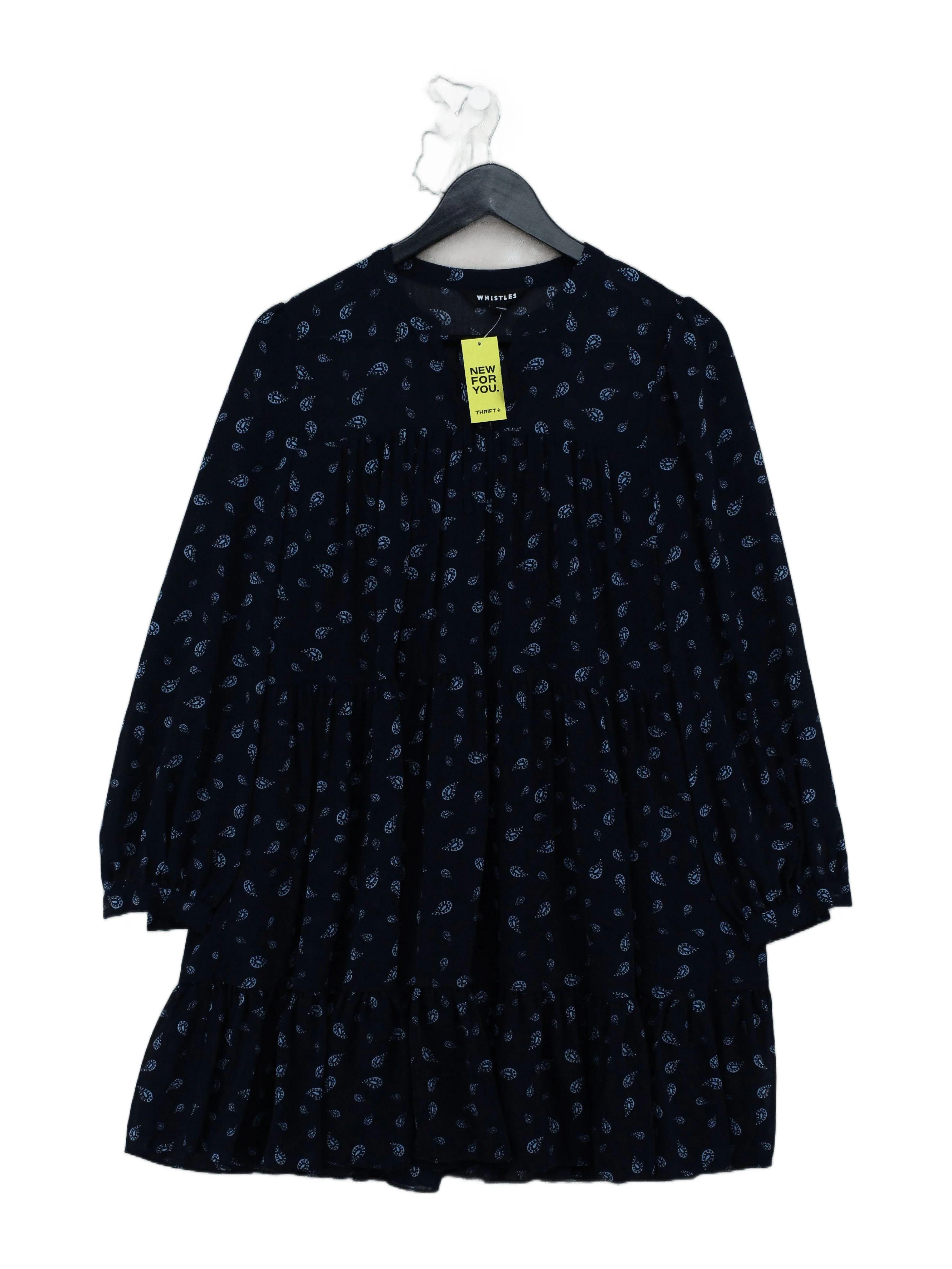 Whistles Mini Dress UK8 in Black