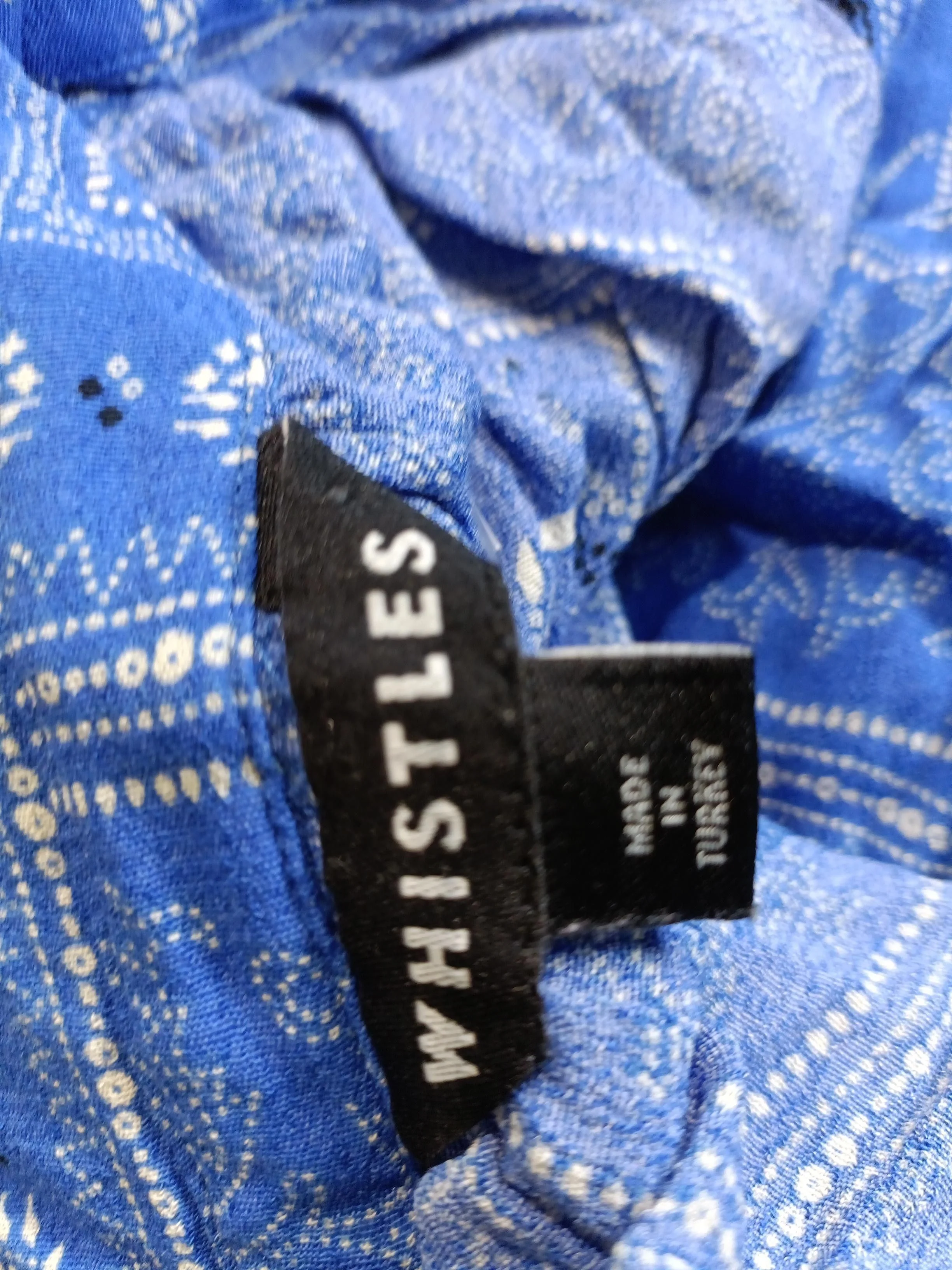 Whistles Shirt Midi Dress UK14 in Blue - Image 5