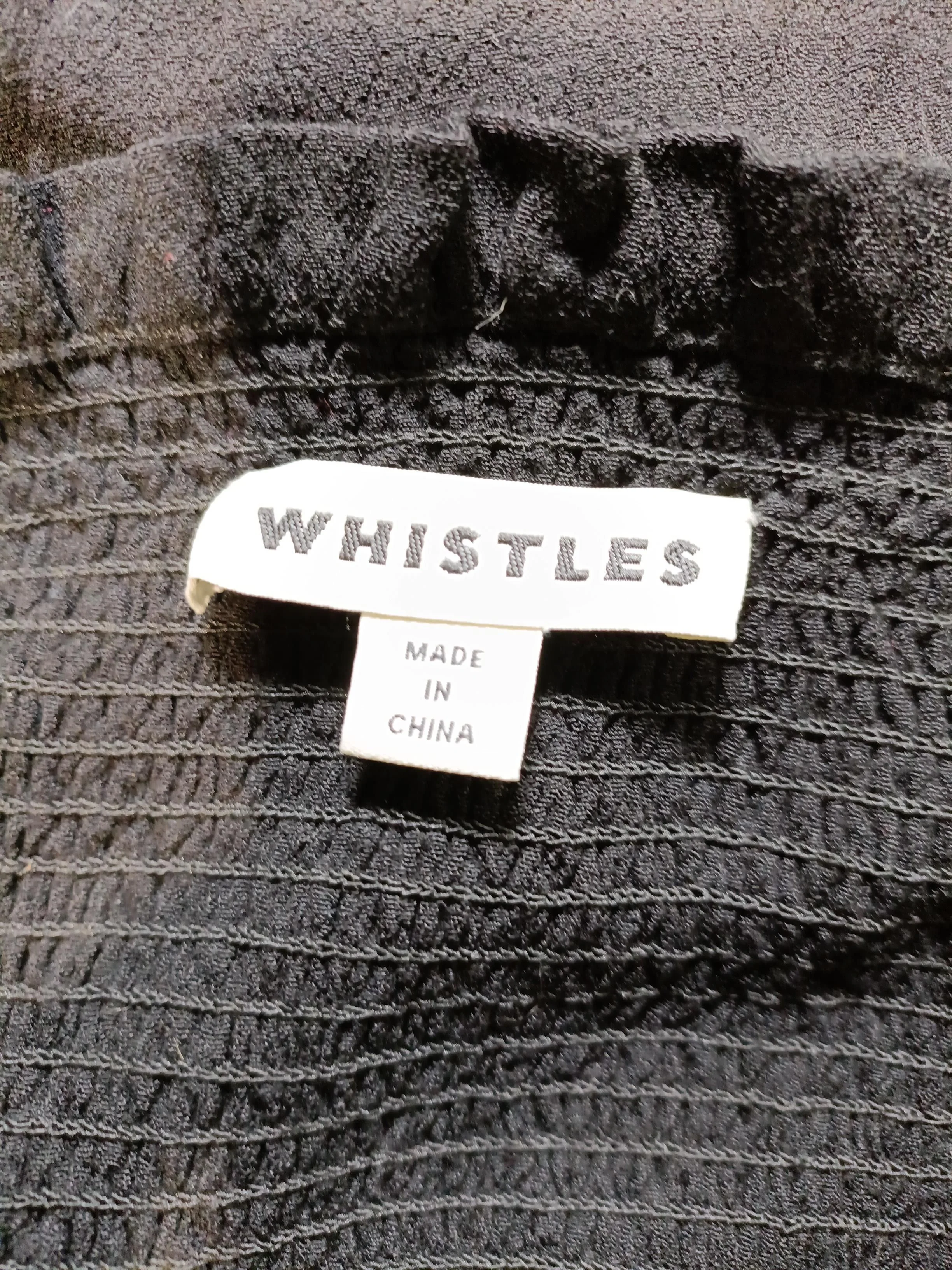 Whistles Slip Midi Dress UK12 in Black - Image 6