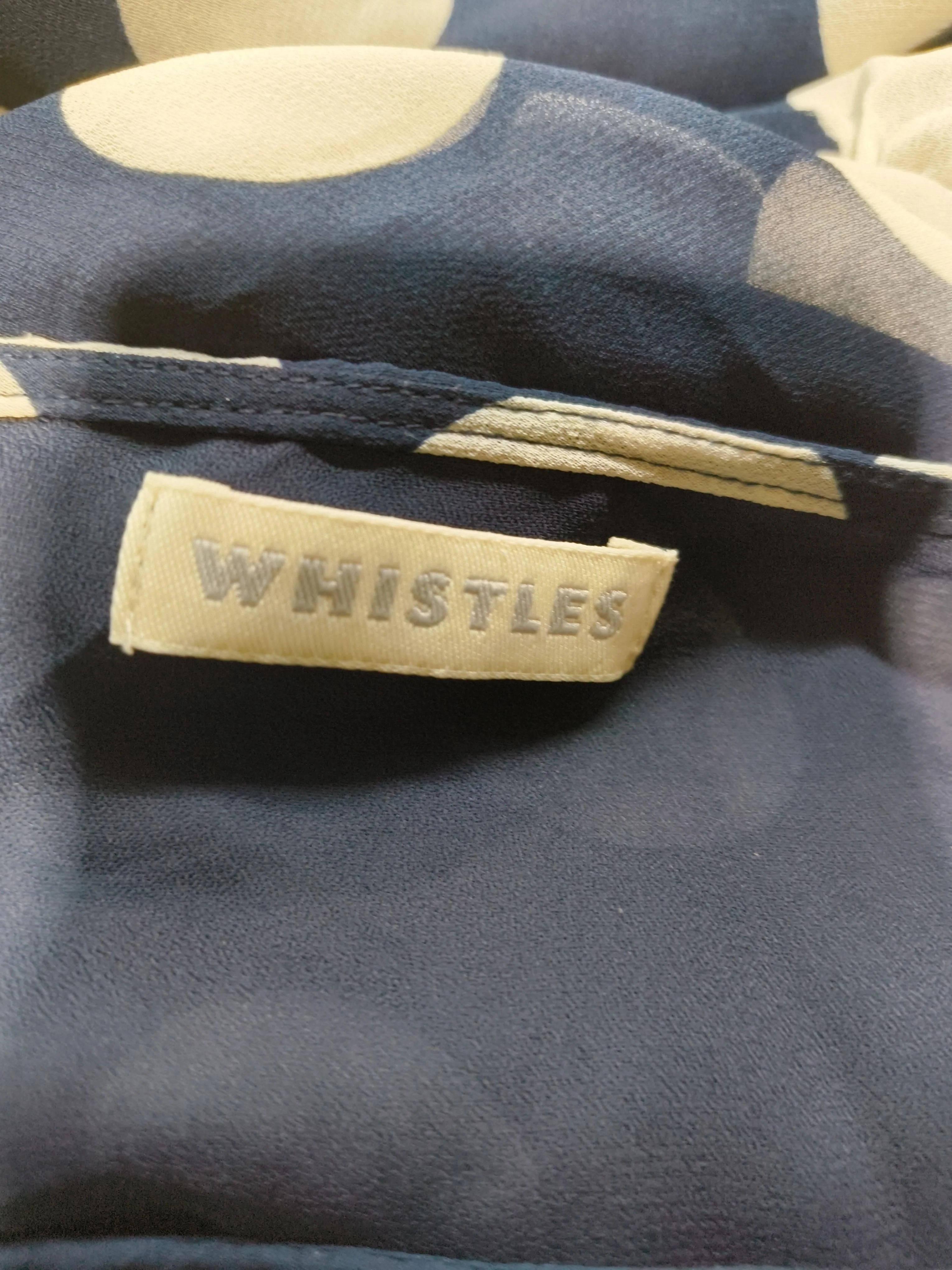 Whistles T-Shirt Mini Dress UK12 in Blue - Image 5