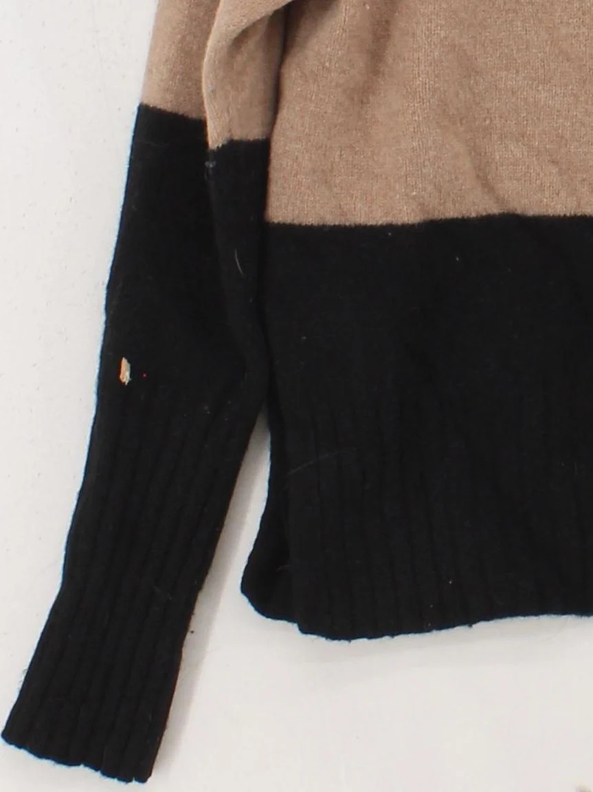 Whistles Women's Jumper S Multi 100% Wool High Neck Pullover - Image 4