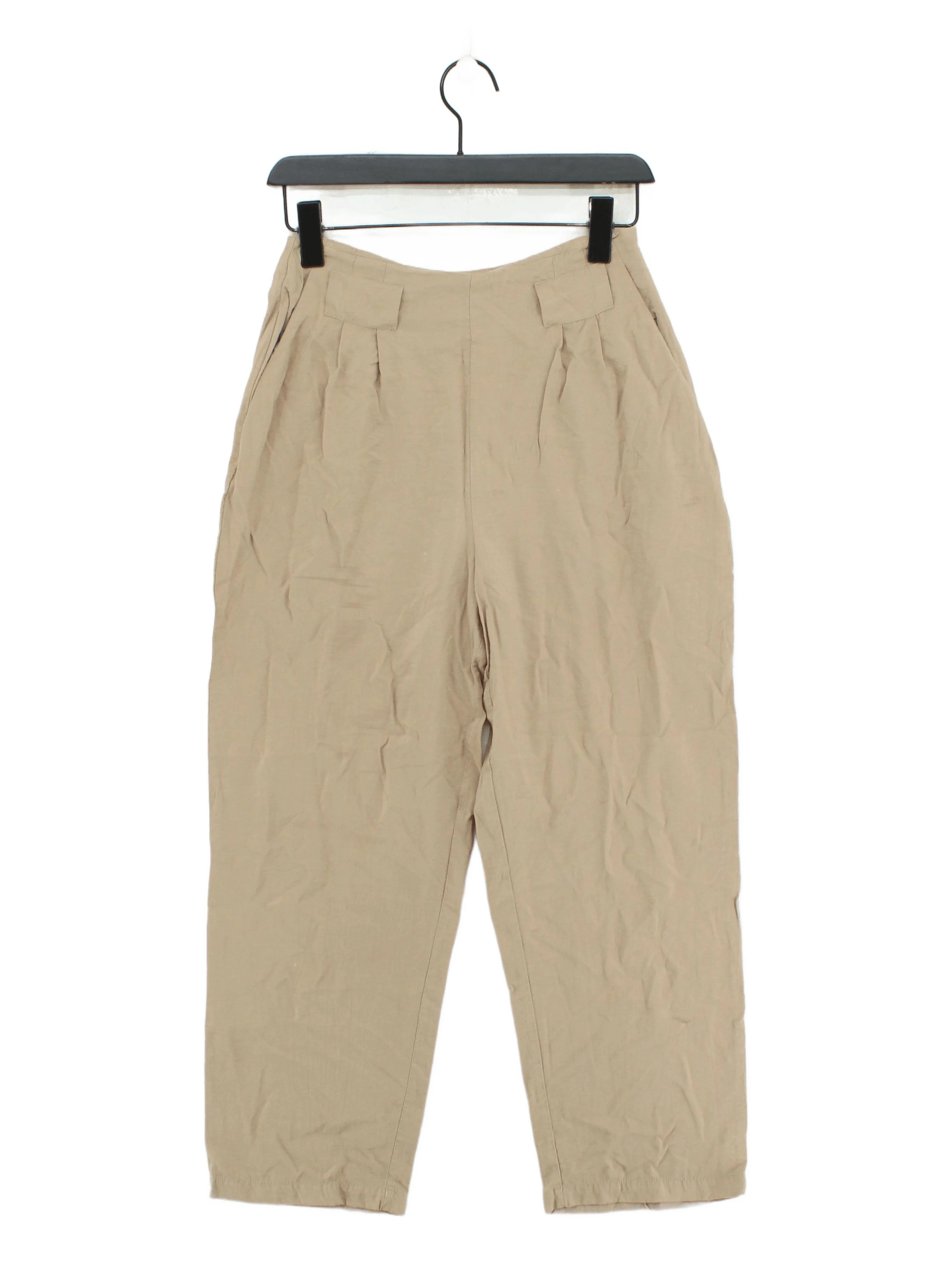 Whistles Women's Suit Trousers UK 8 Tan Viscose with Polyamide Dress Pants