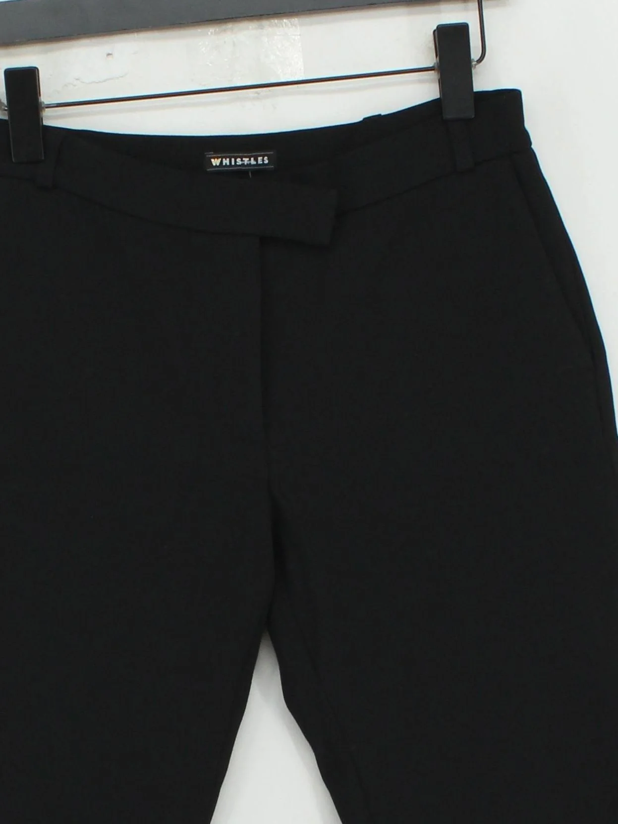 Whistles Women's Trousers UK 10 Black Polyester - Image 3
