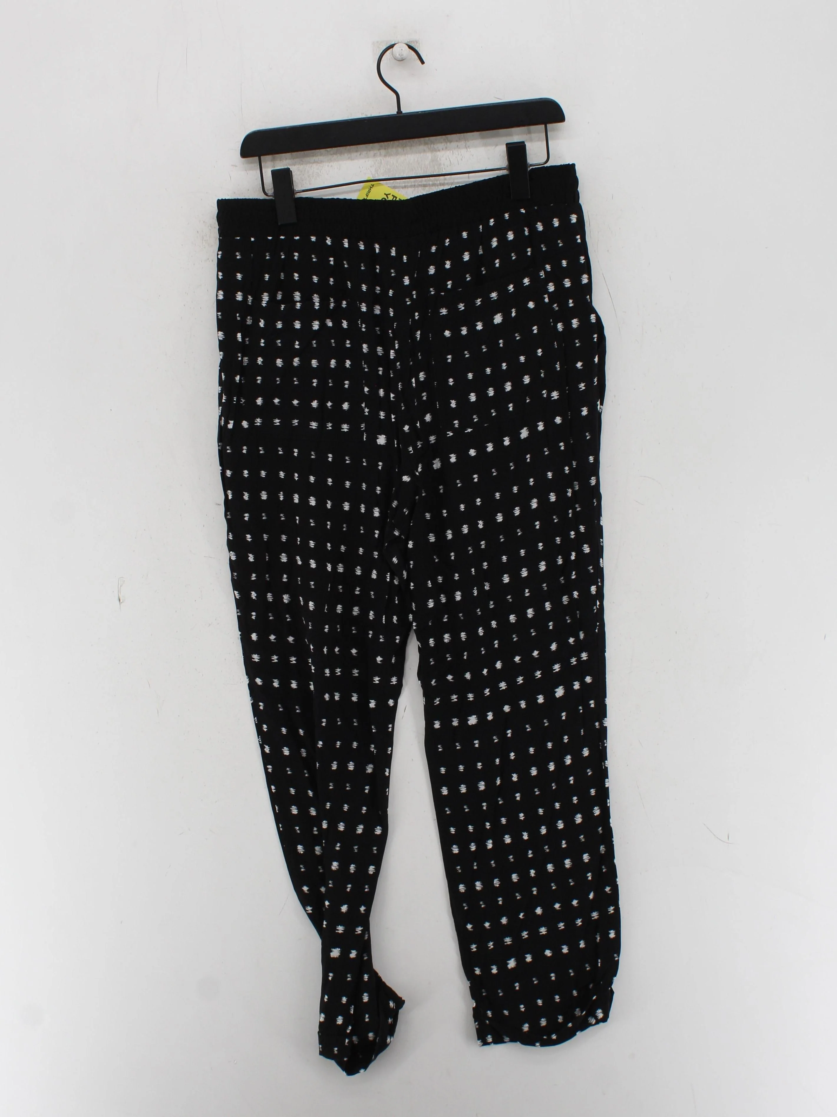 Whistles Women's Trousers UK 12 Black Lyocell Modal with Viscose Sweatpants - Image 2