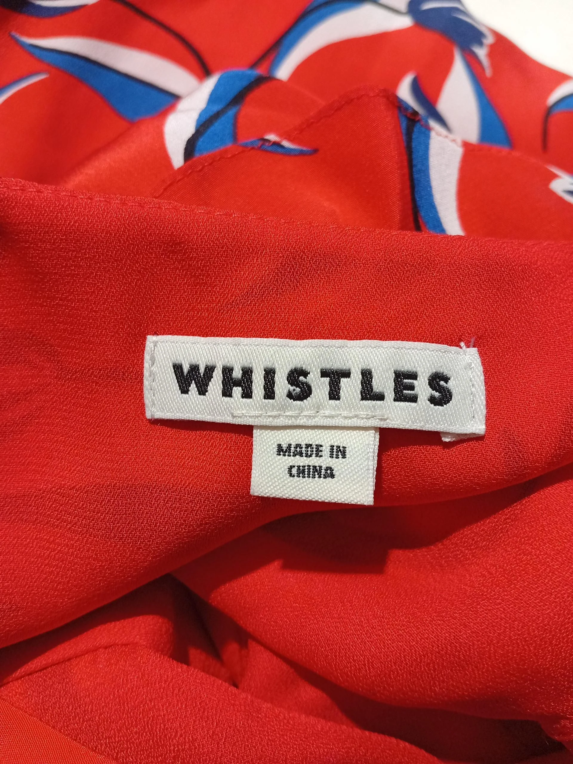 Whistles Wrap Mini Dress XXS in Red - Image 5