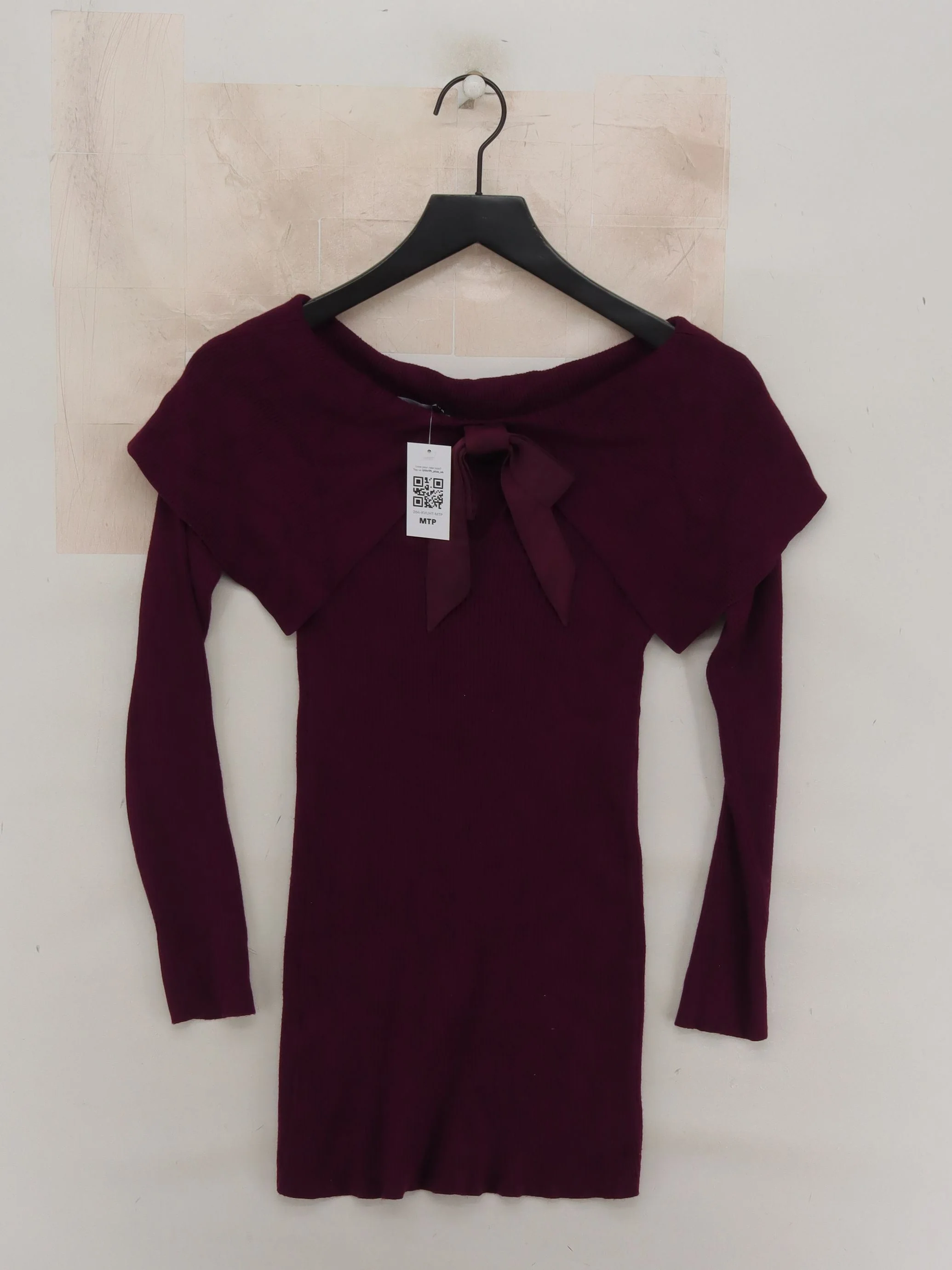 White House Black Market Jumper Mini Dress XS in Purple - Image 2
