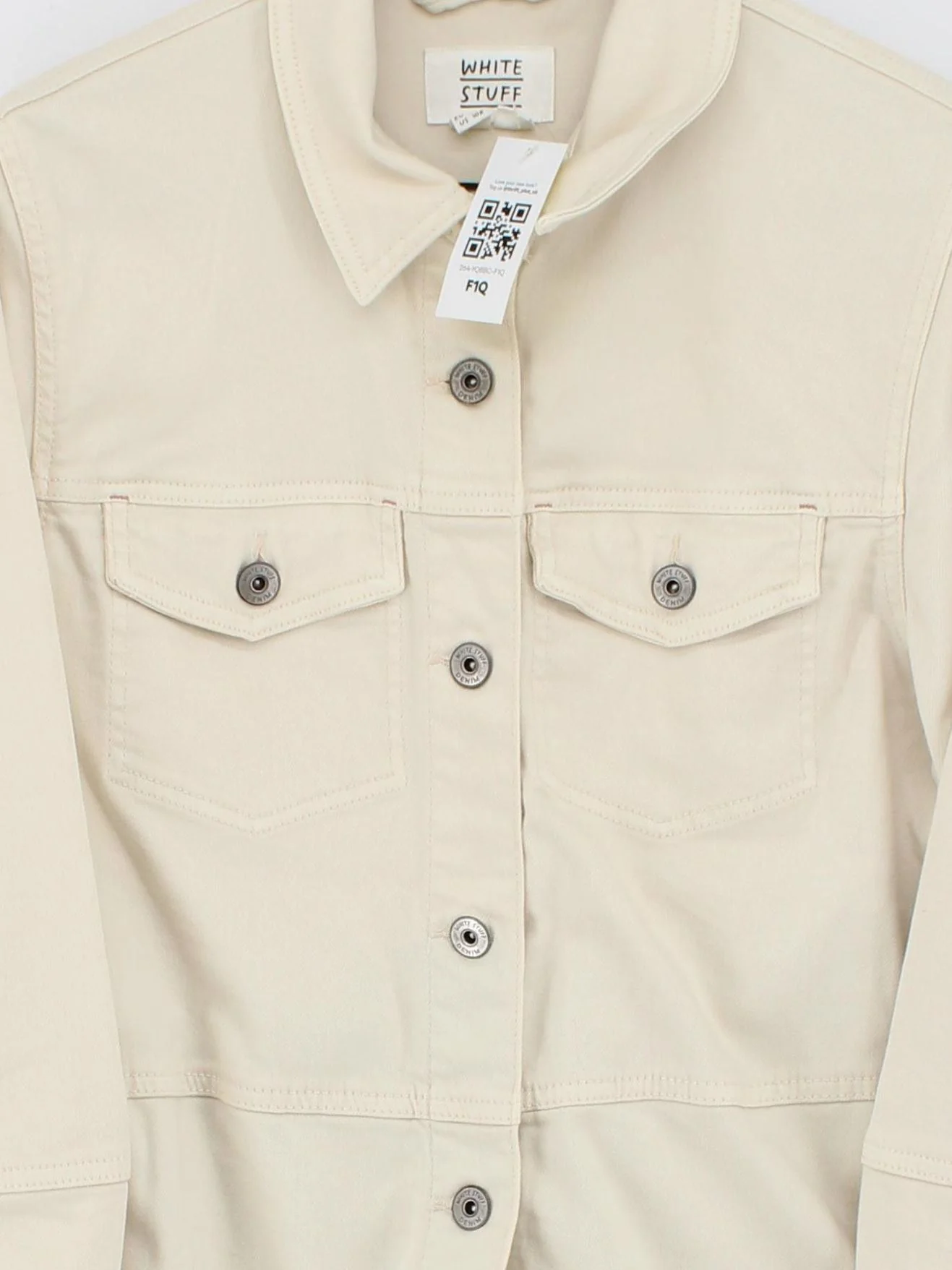 White Stuff Bomber Jacket jacket cream - Image 3