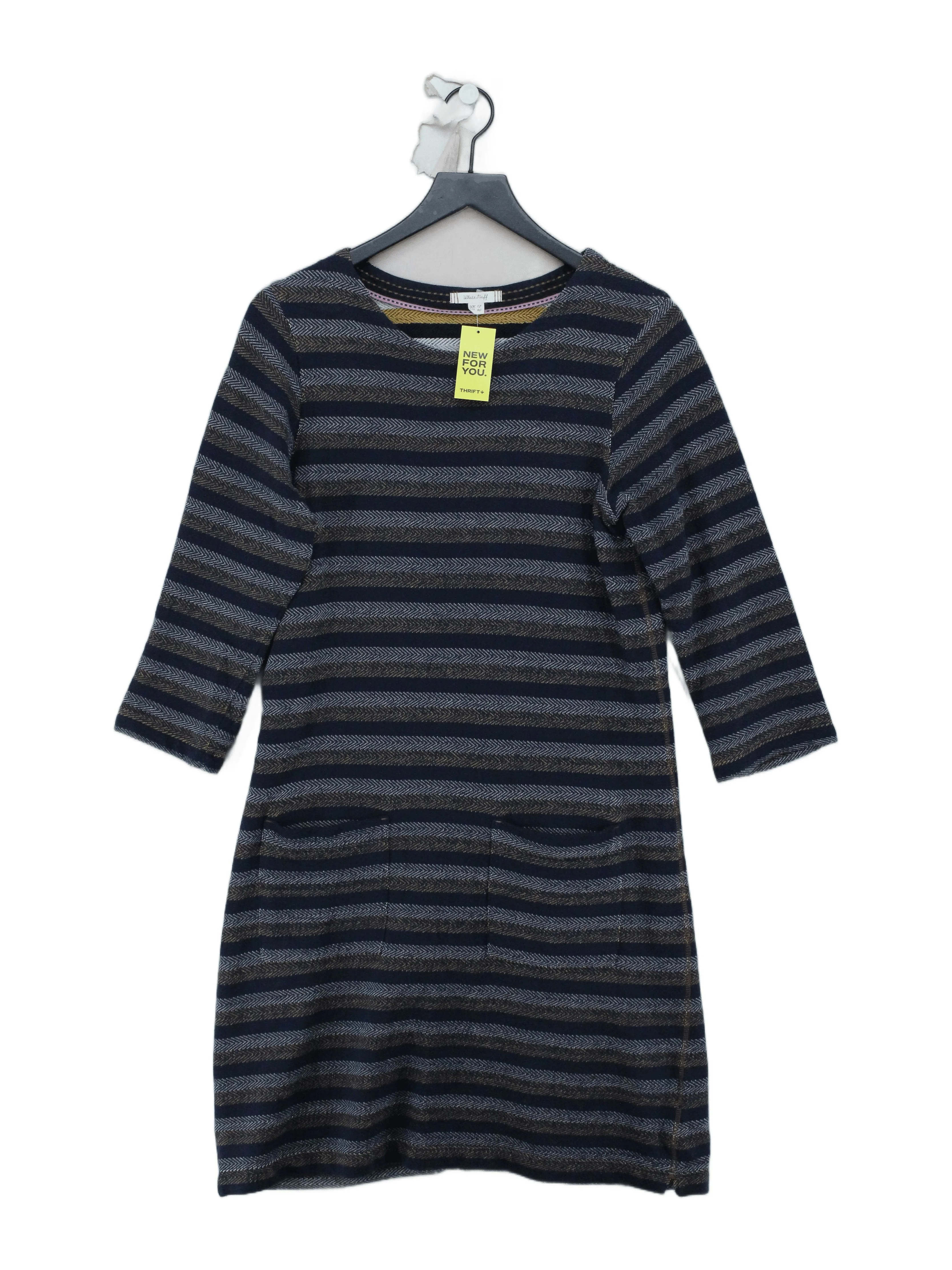 White Stuff Jumper Mini Dress UK12 in Multi