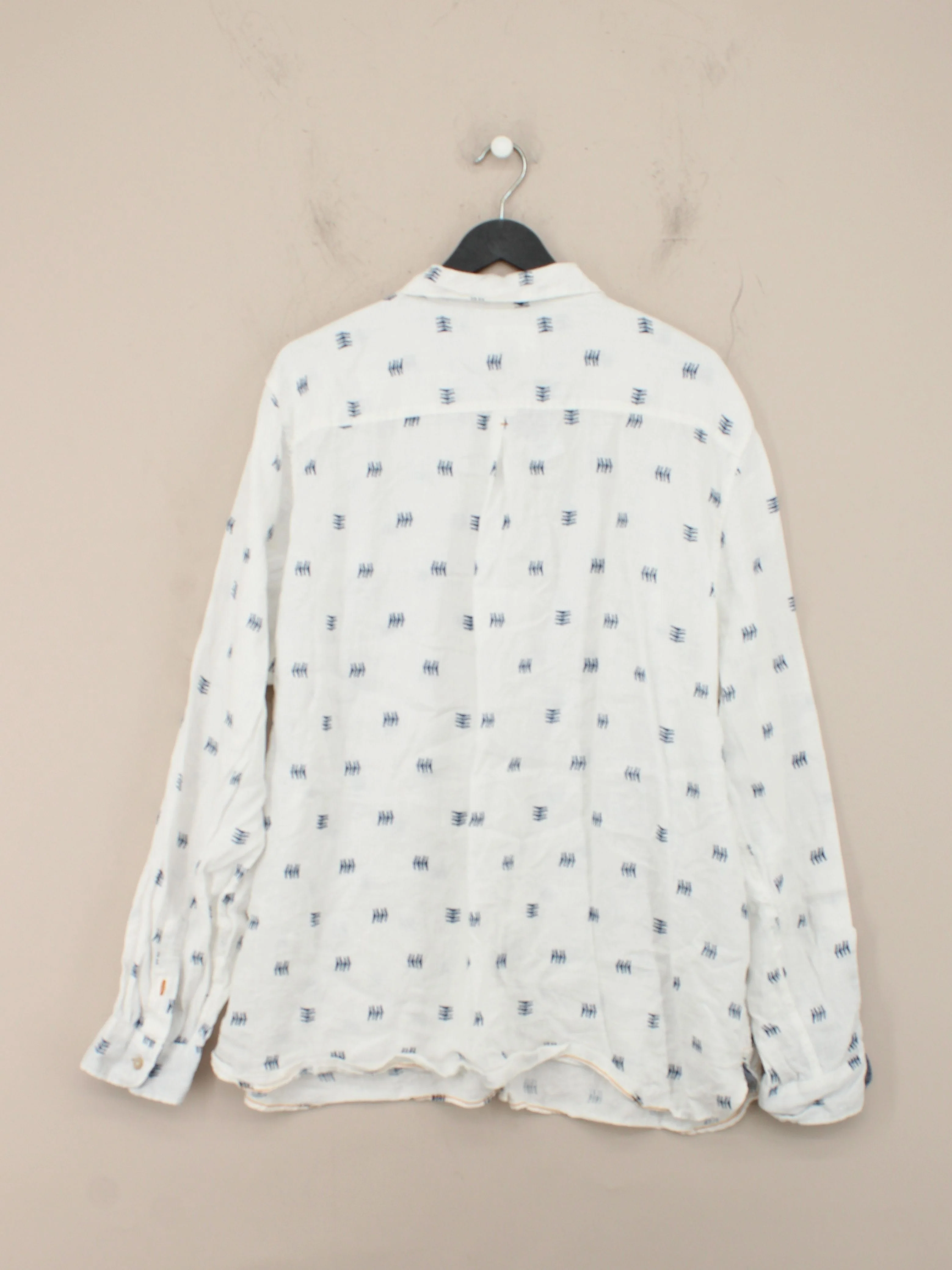 White Stuff Men's Shirt XXXL White 100% Linen Basic - Image 2