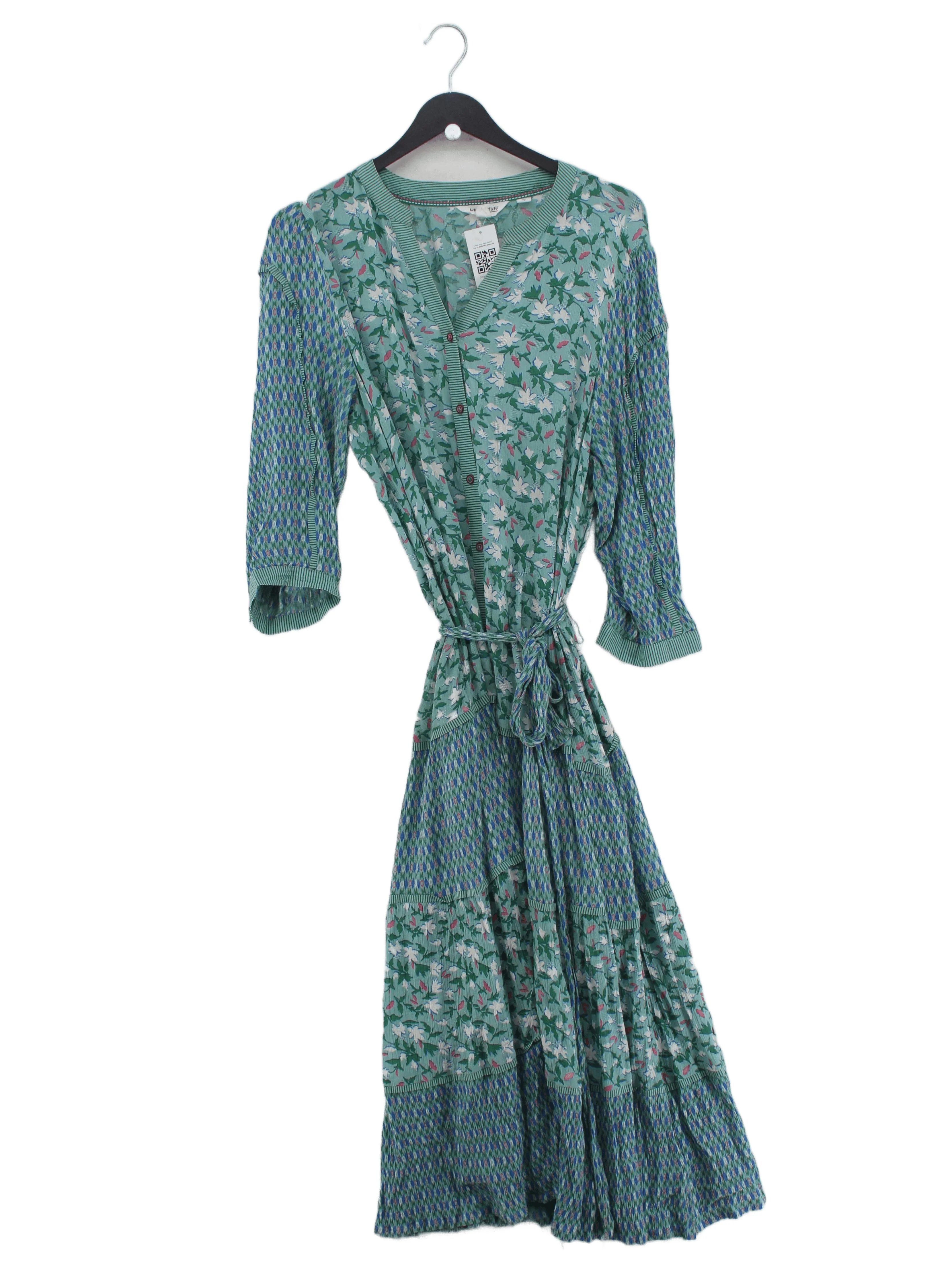 White Stuff Shirt Maxi Dress UK18 in Multi