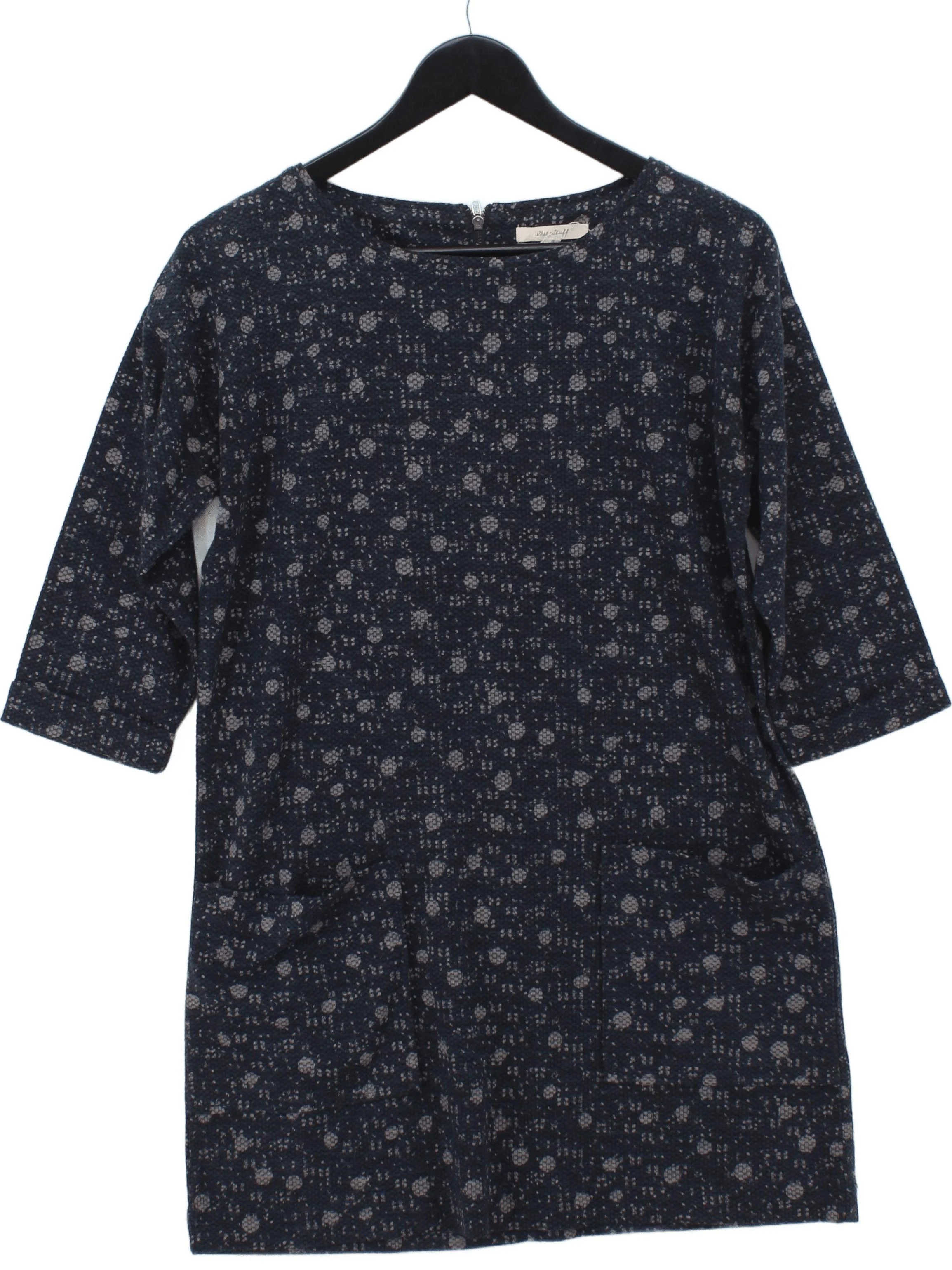 White Stuff T-Shirt Mini Dress UK10 in Blue