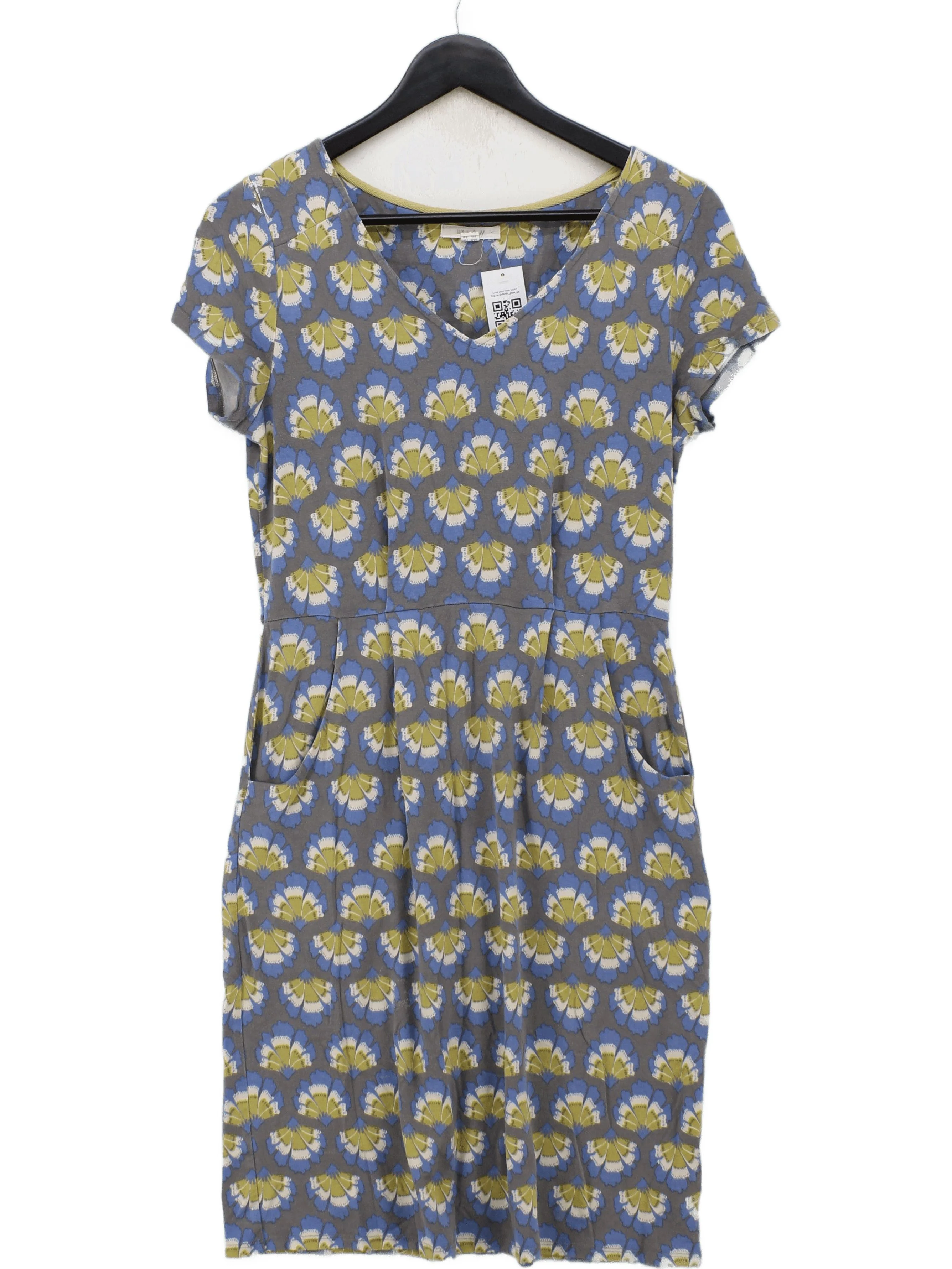 White Stuff T-Shirt Mini Dress UK10 in Multi