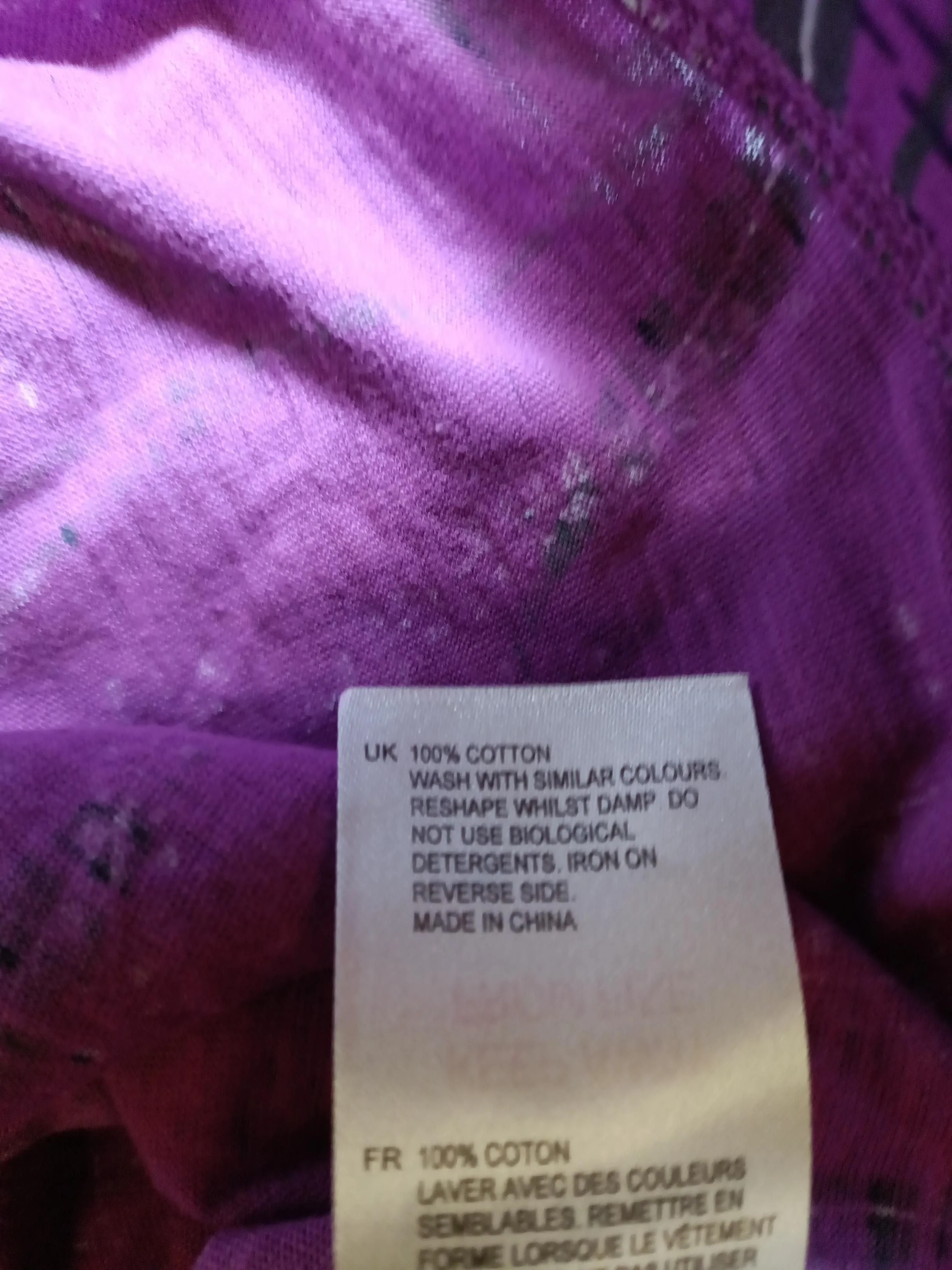 White Stuff T-Shirt Mini Dress UK10 in Purple - Image 6