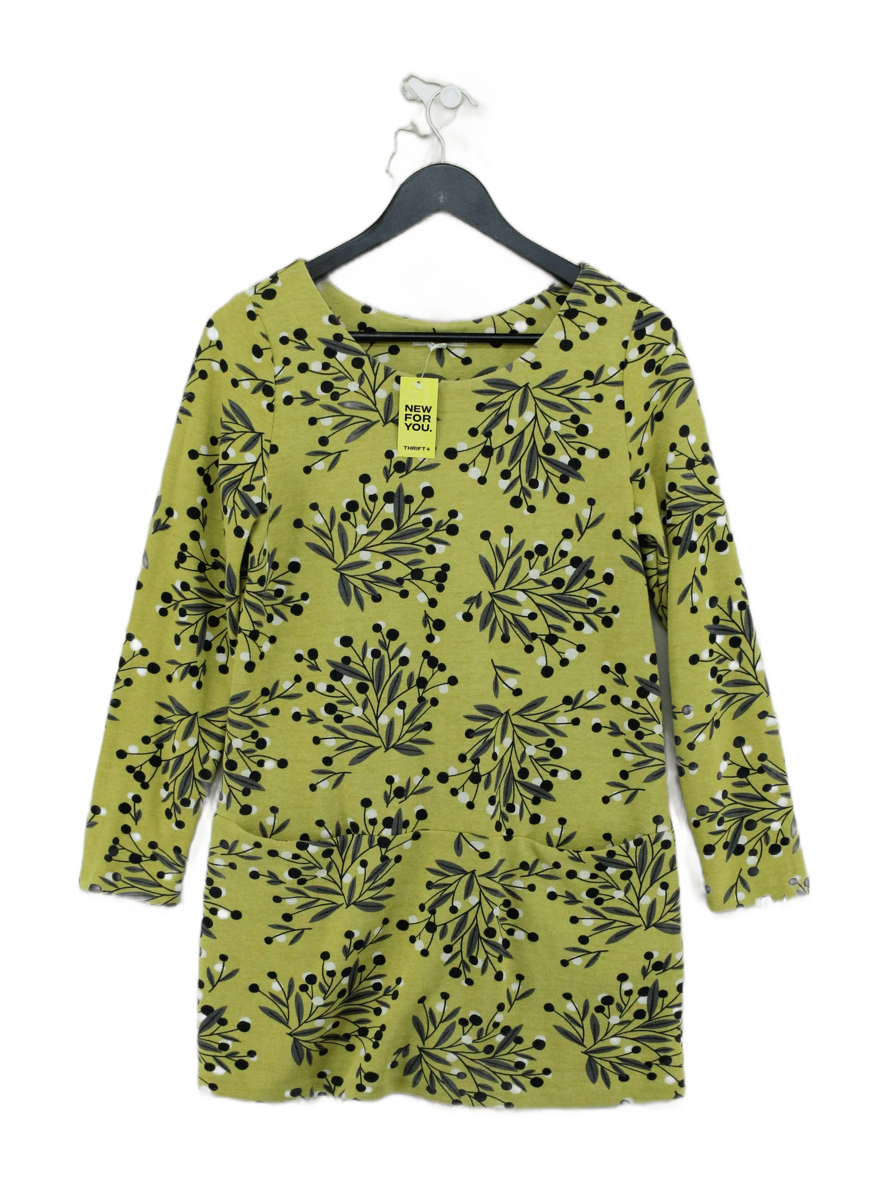 White Stuff T-Shirt Mini Dress UK10 in Yellow