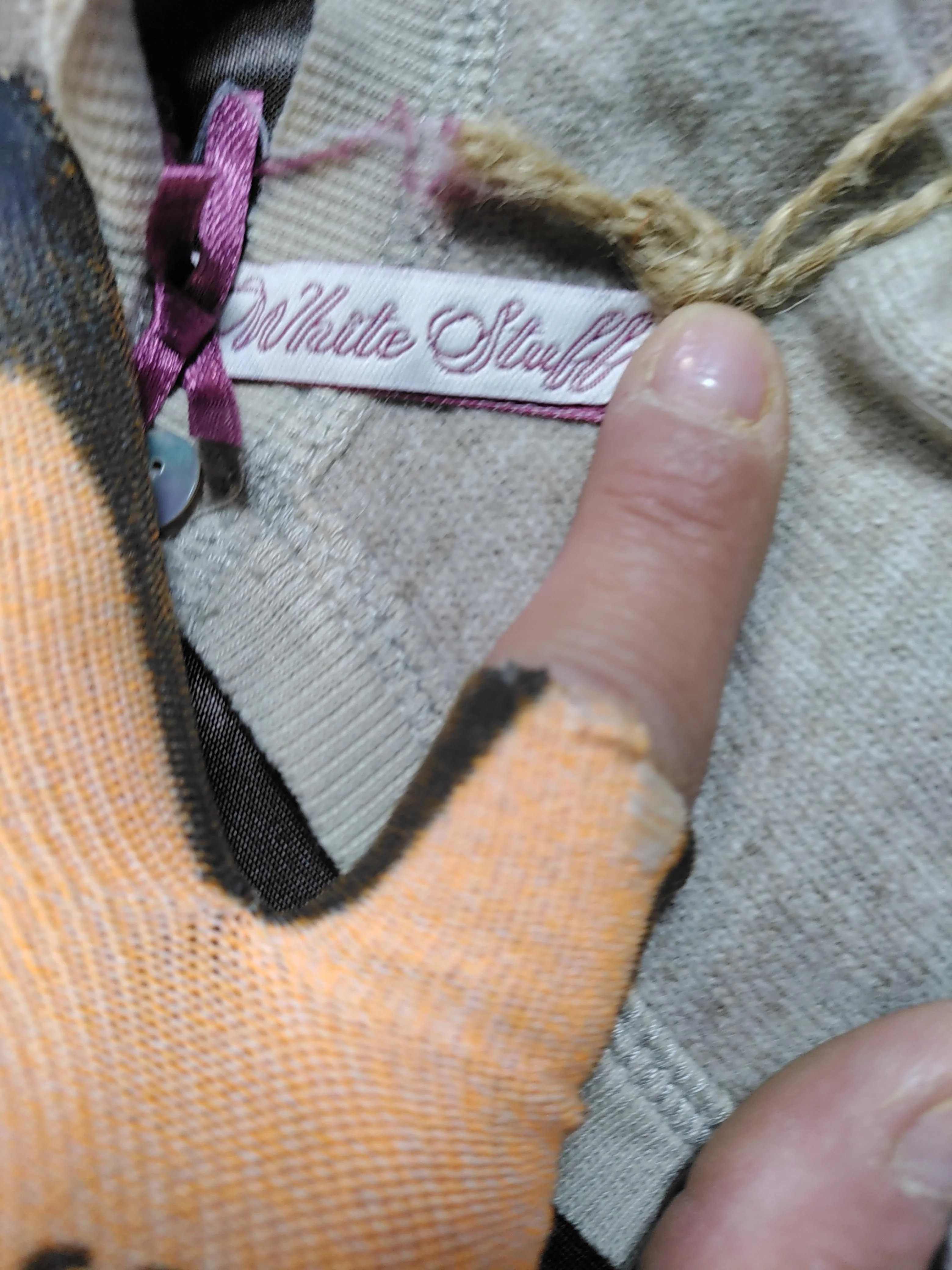 White Stuff Women's Cardigan UK 10 Tan Wool with Angora, Polyamide Cardigan - Image 6