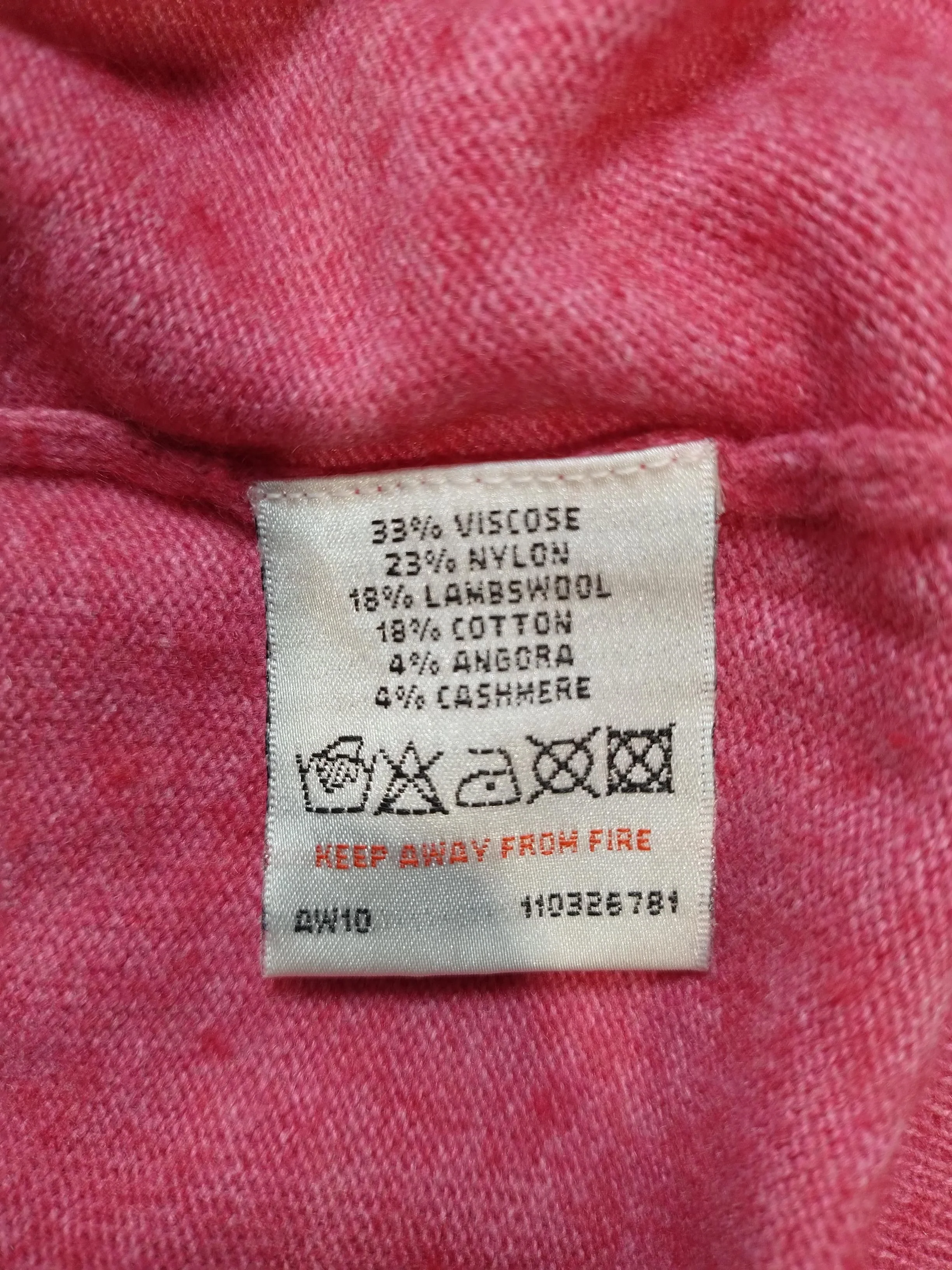 White Stuff Women's Cardigan UK 12 Pink Viscose - Image 7