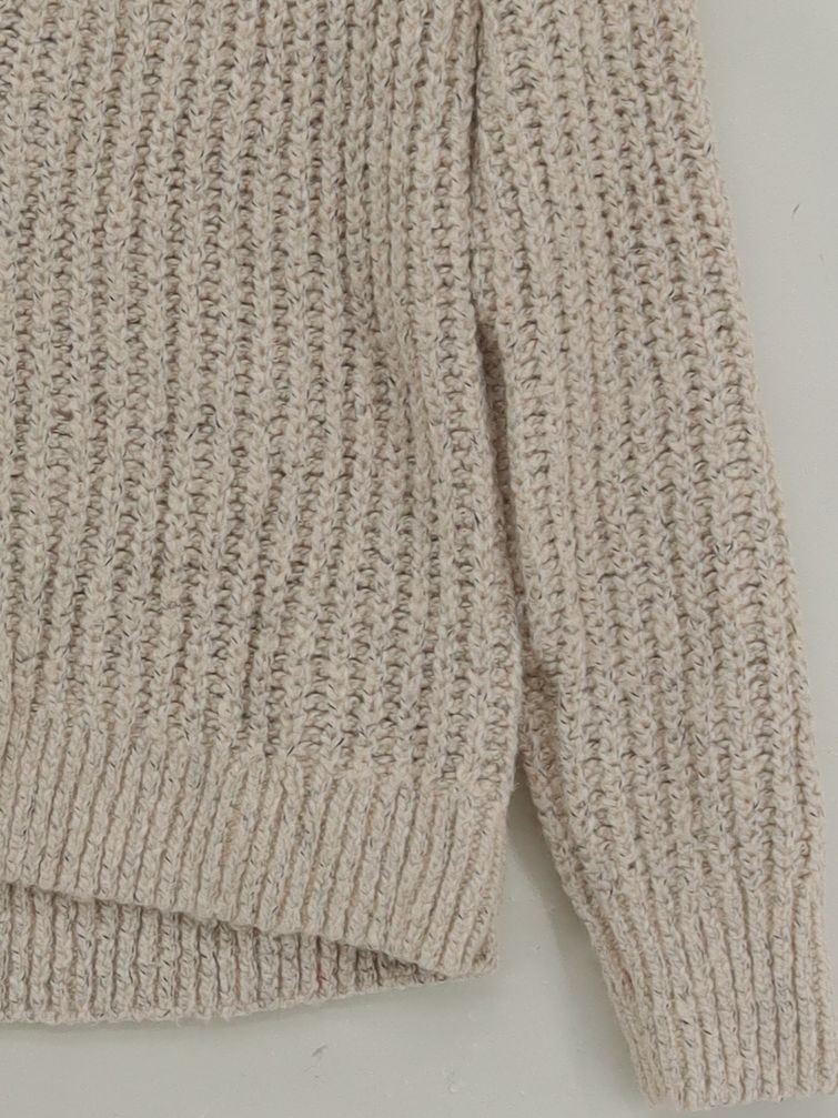 White Stuff Women's Cardigan UK 6 Cream Acrylic with Cotton, Polyester Cardigan - Image 4