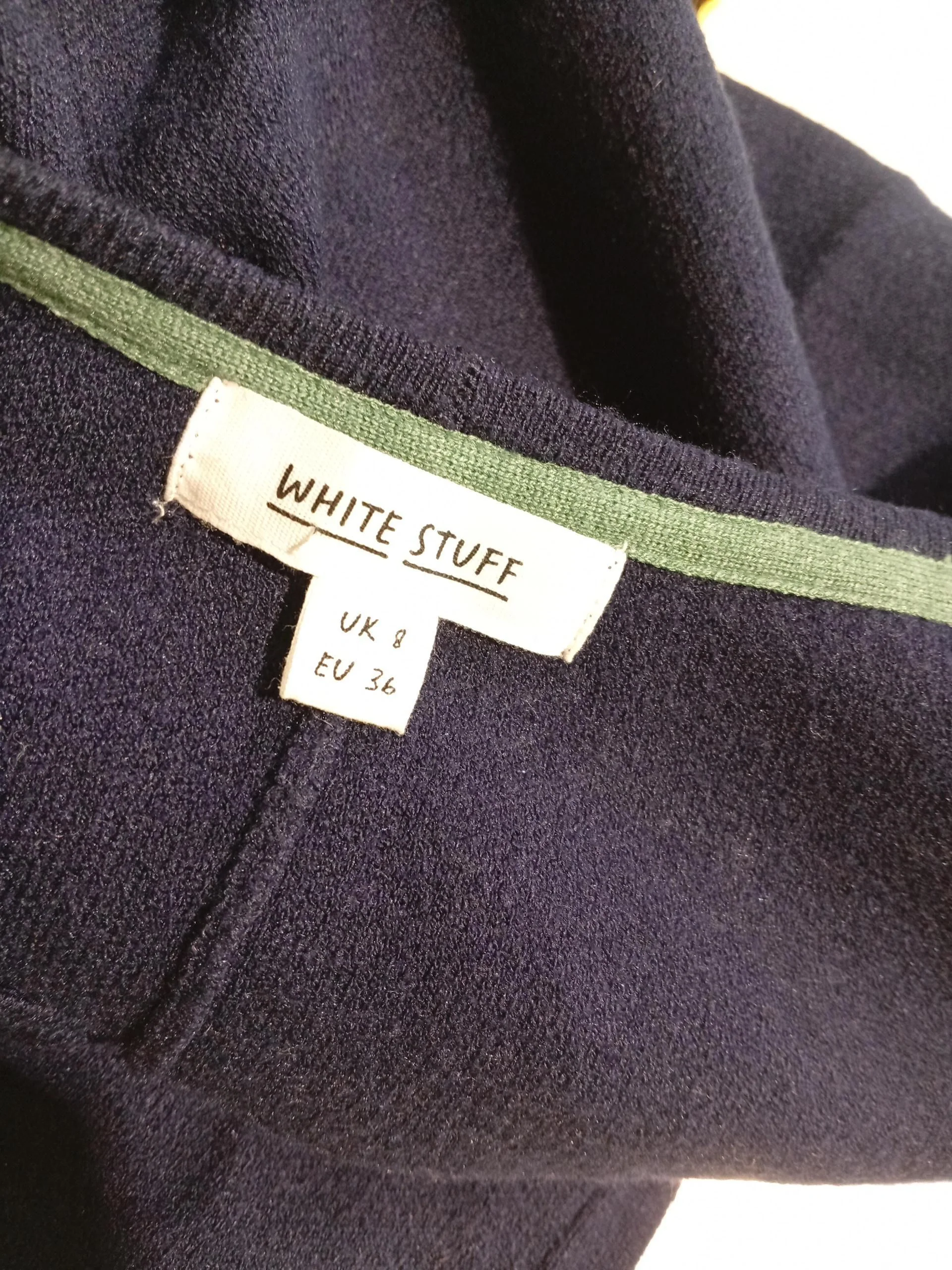 White Stuff Women's Cardigan UK 8 Blue Polyester with Viscose, Nylon Cardigan - Image 6