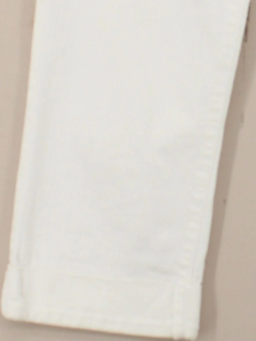 White Stuff Women's Jeans UK 10 White Cotton with Elastane Cropped - Image 4