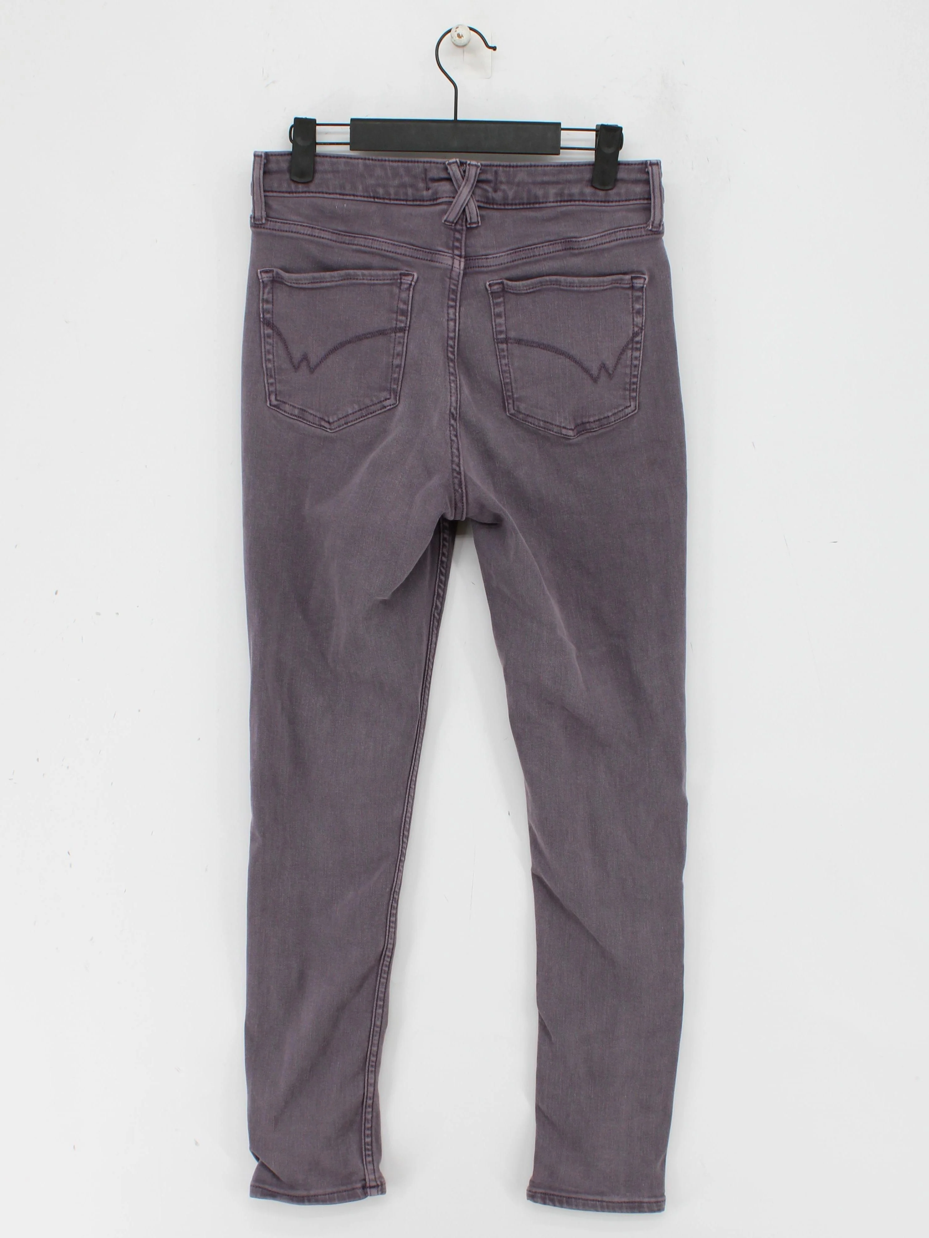 White Stuff Women's Jeans UK 12 Grey Cotton with Polyester, Elastane Skinny - Image 2