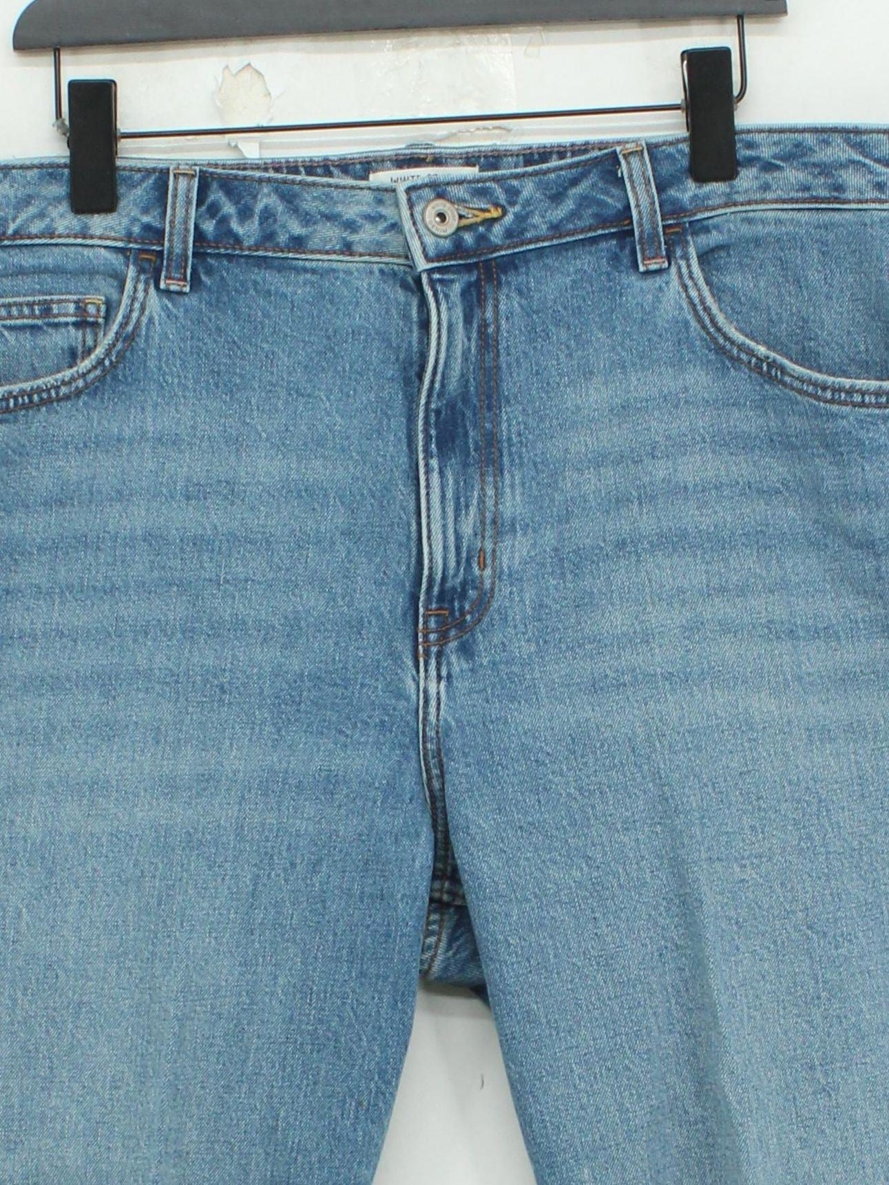 White Stuff Women's Jeans UK 18 Blue Cotton with Elastane Straight - Image 3