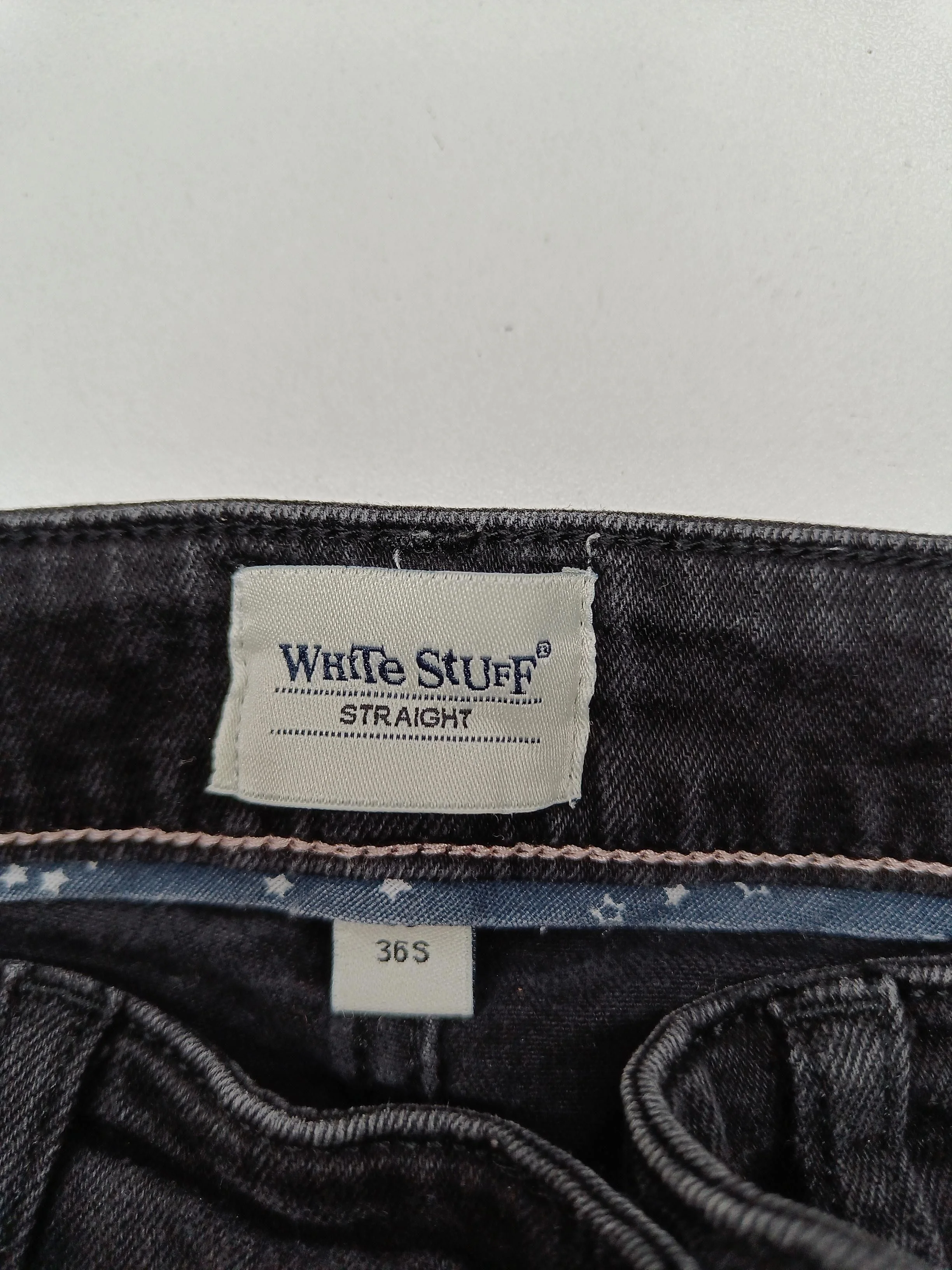 White Stuff Women's Jeans UK 8 Black Cotton with Elastane Straight - Image 5
