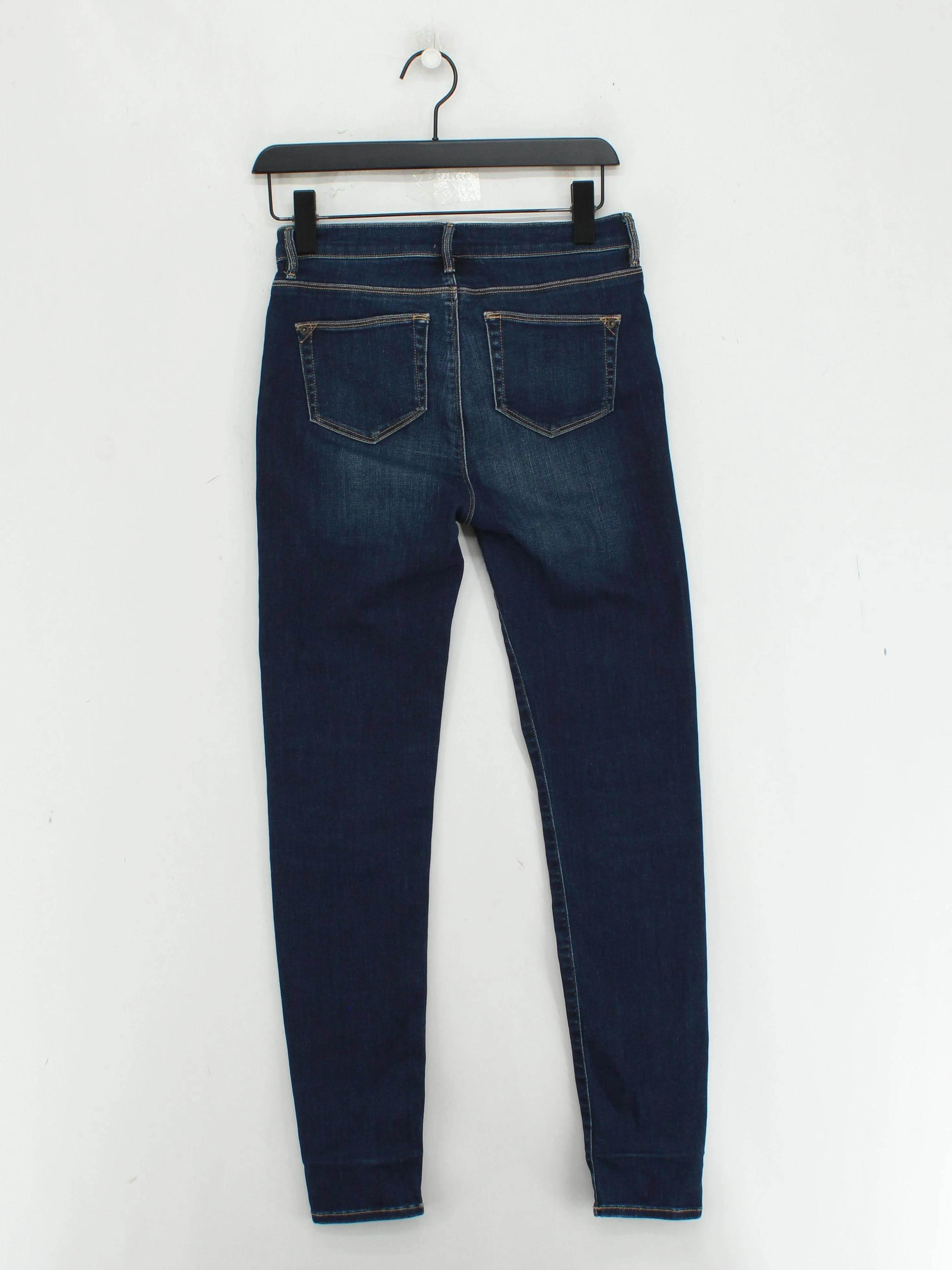 White Stuff Women's Jeans UK 8 Blue Cotton with Polyester, Elastane Skinny - Image 2