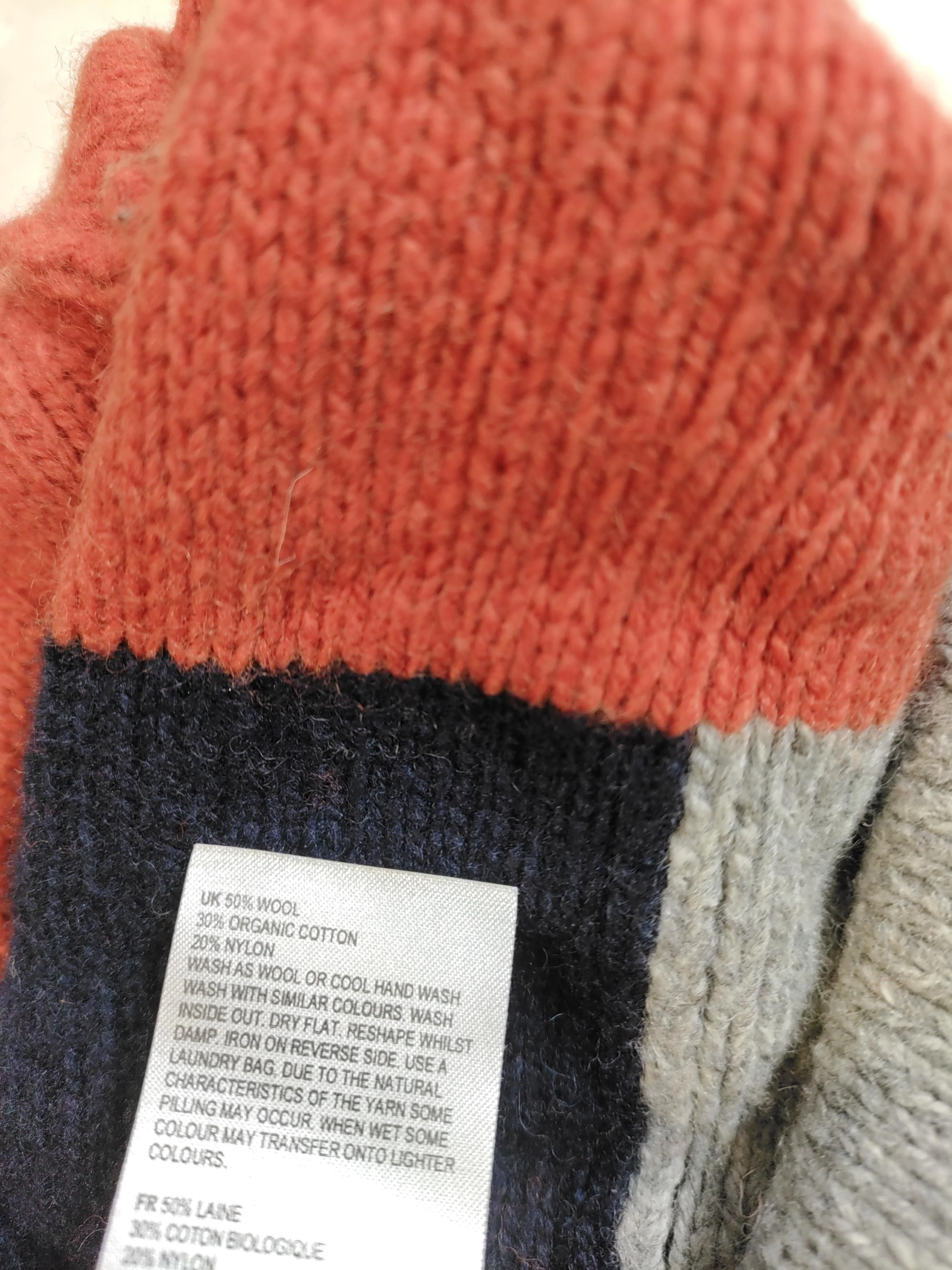 White Stuff Women's Jumper UK 6 Multi Wool with Cotton, Nylon Roll Neck Pullover - Image 6