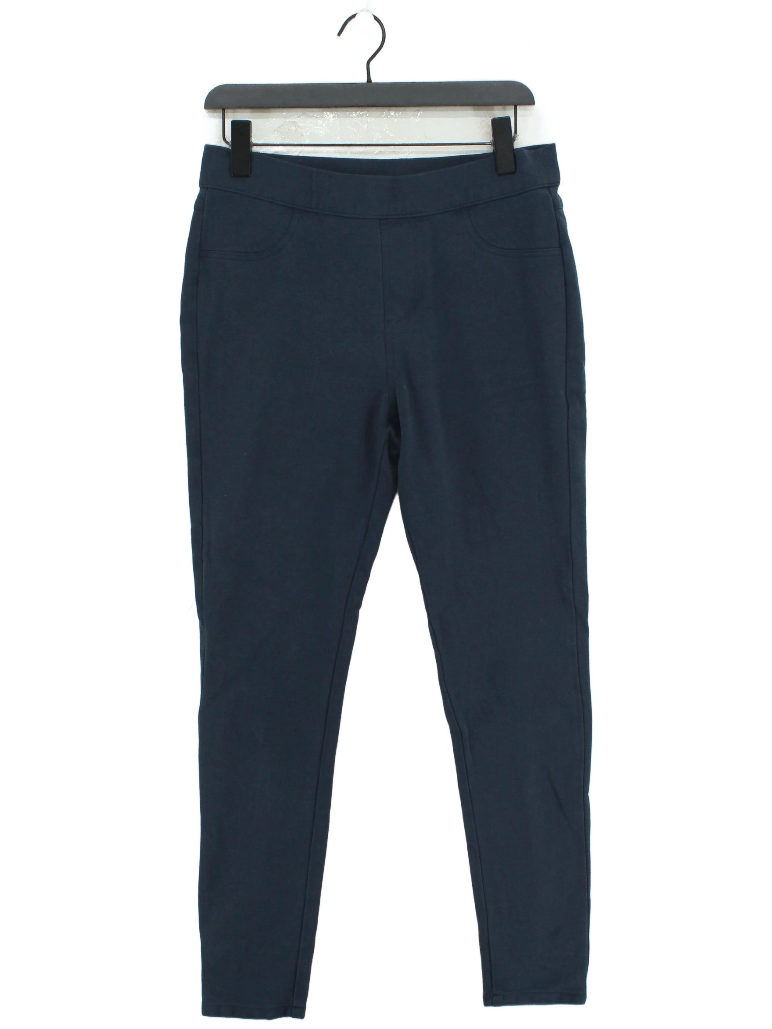 White Stuff Women's Leggings UK 14 Blue Lyocell Modal