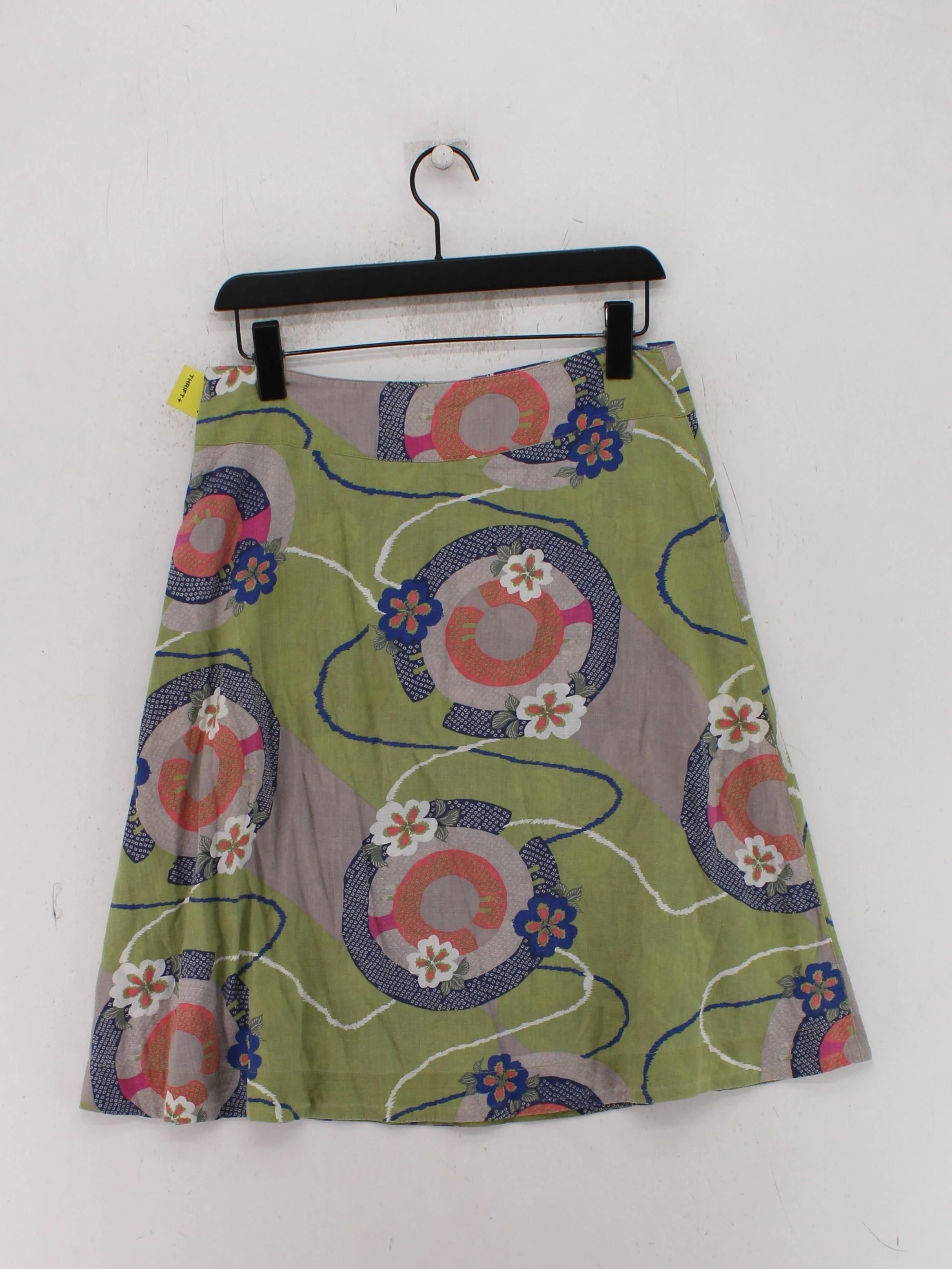 White Stuff Women's Midi Skirt W 30 in Multi 100% Cotton Midi A-Line - Image 2