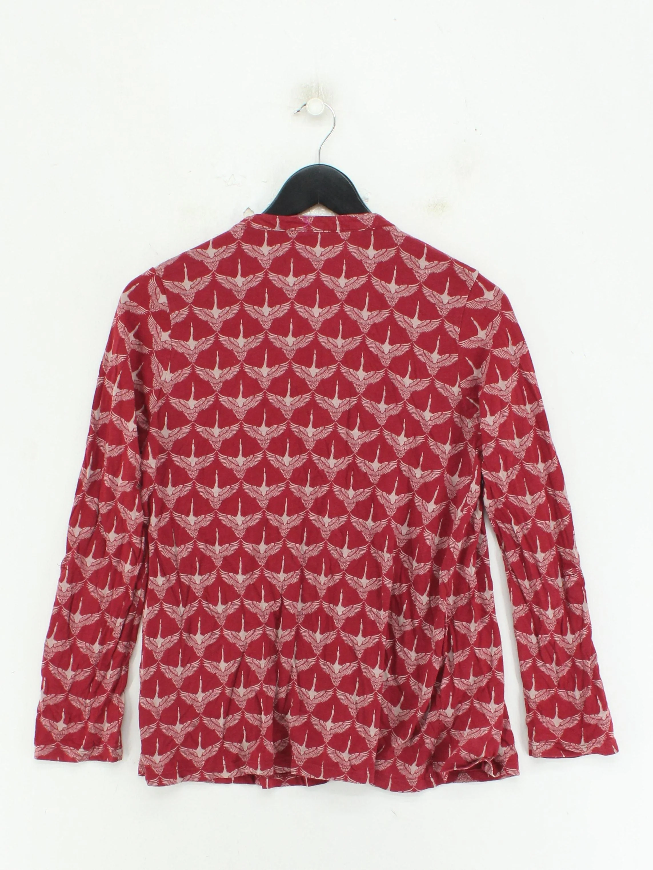 White Stuff Women's Shirt UK 14 Red 100% Cotton Basic - Image 2